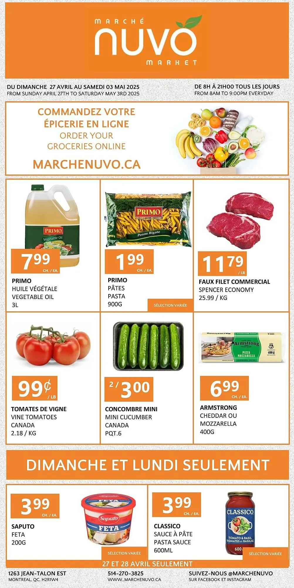 Marche Nuvo flyer from April 28 to May 12 2025 - flyer page 1