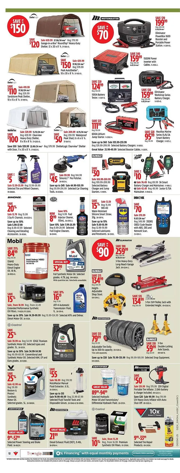 Canadian Tire flyer from October 2 to October 8 2025 - flyer page 12