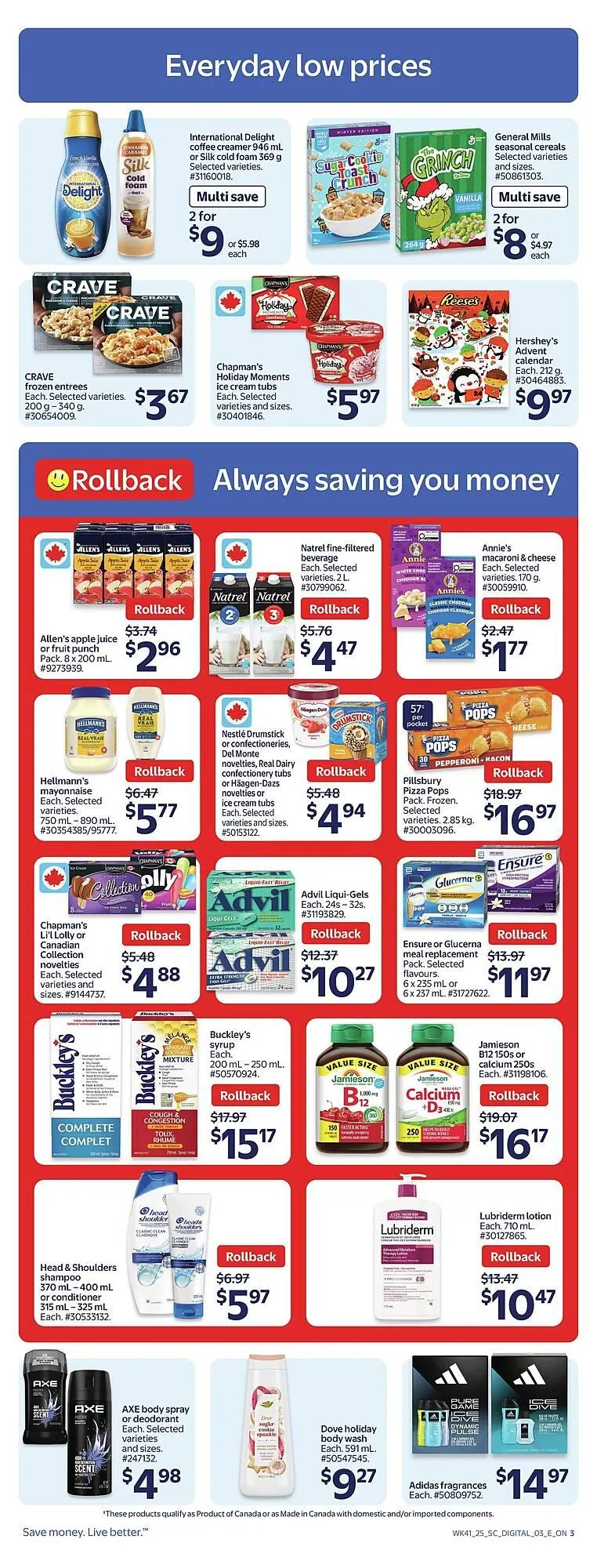Walmart flyer from November 6 to November 13 2025 - flyer page 4