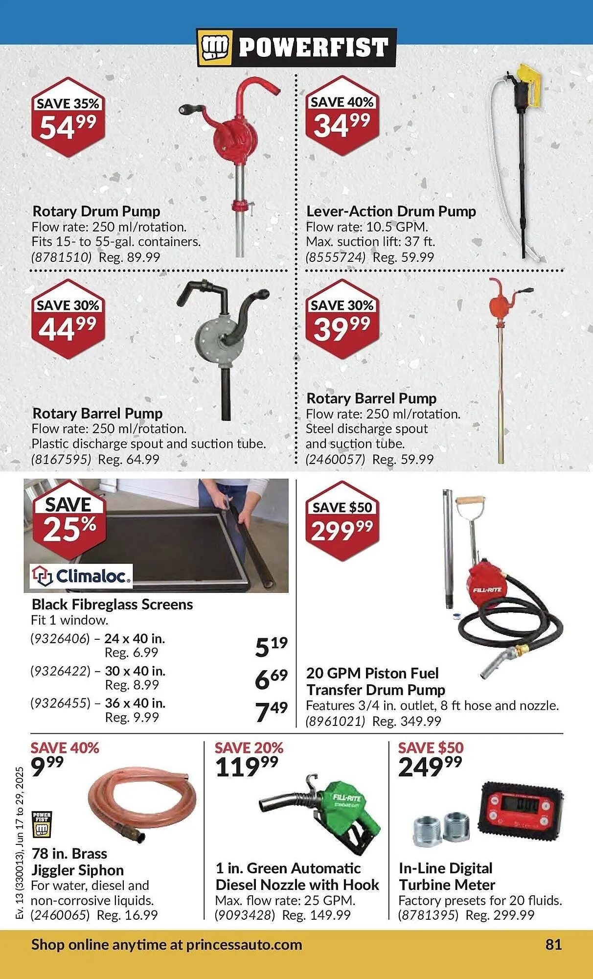 Princess Auto flyer from June 16 to June 23 2025 - flyer page 84