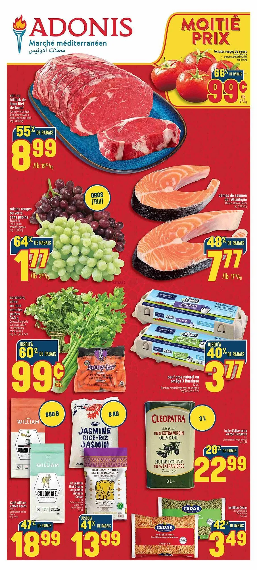 Marché Adonis flyer from October 22 to October 28 2025 - flyer page 1