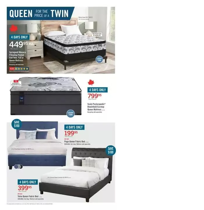 Brick Mattress Store from February 28 to March 12 2025 - flyer page 2