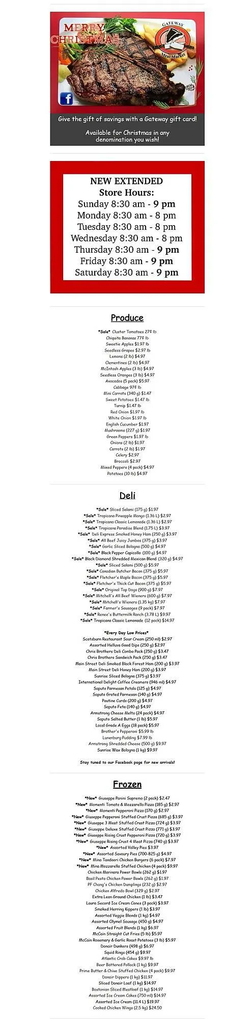 Grocery Gateway flyer from November 27 to December 3 2025 - flyer page 13