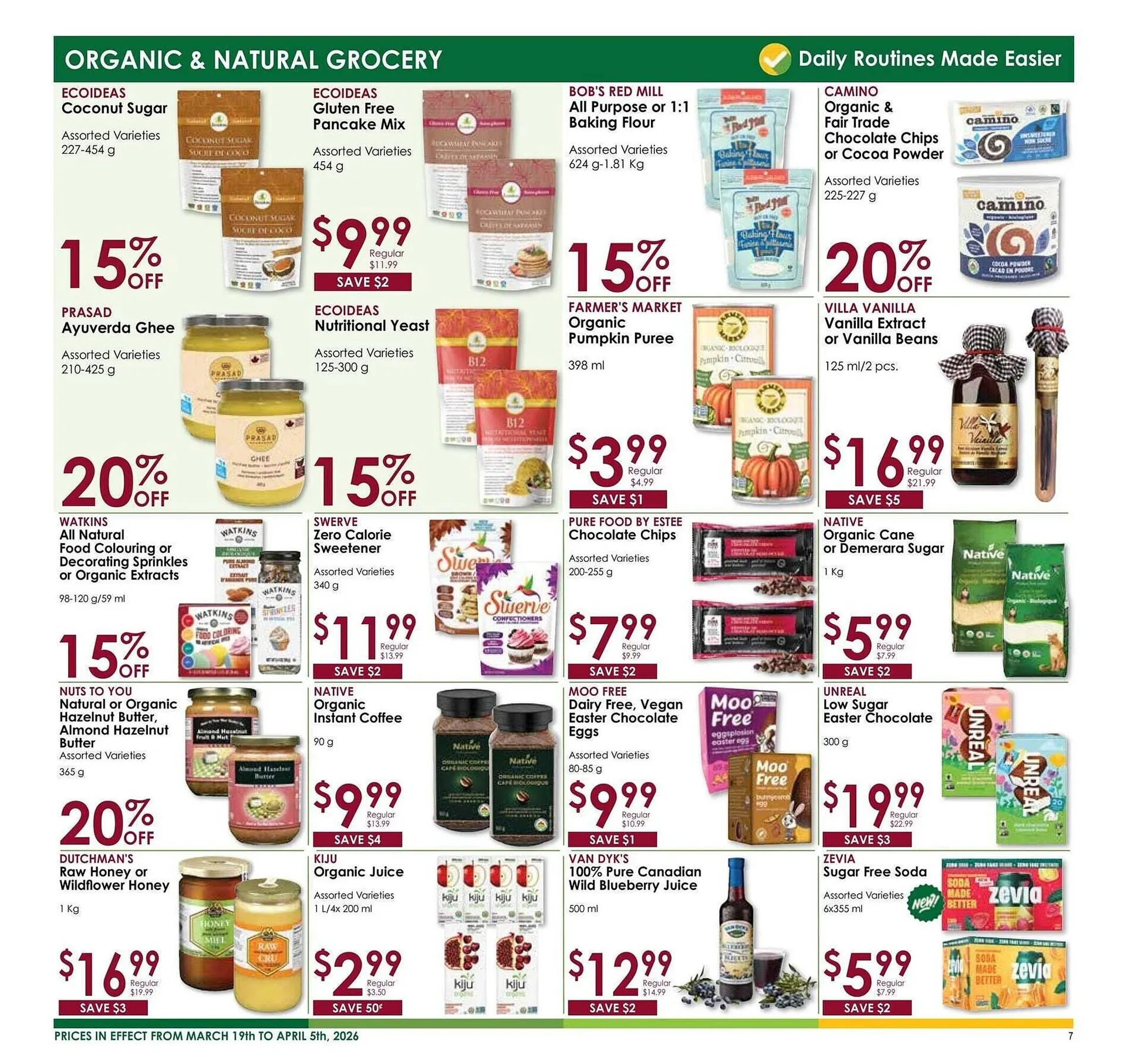 Nature's Emporium flyer from March 20 to March 27 2026 - flyer page 7