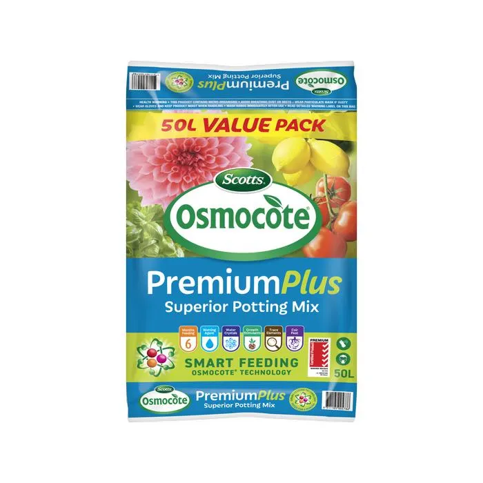 Scotts Osmocote 50L Premium Plus Superior Potting Mix