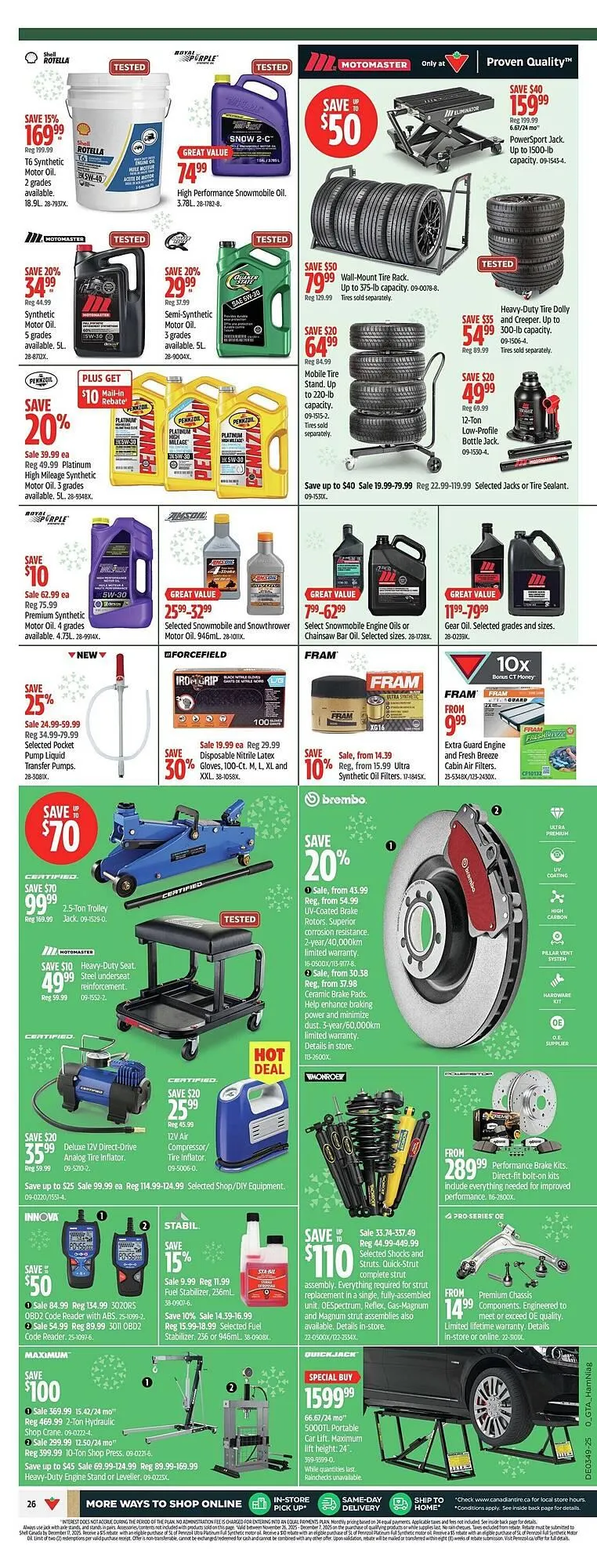 Canadian Tire flyer from November 27 to December 4 2025 - flyer page 33