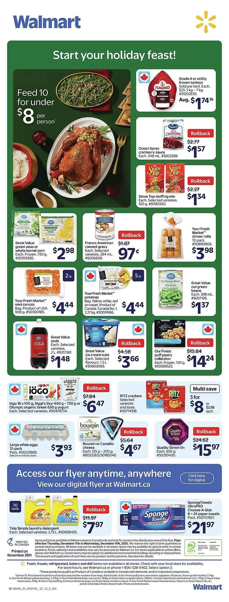 Walmart flyer from December 11 to December 18 2025 - flyer page 4