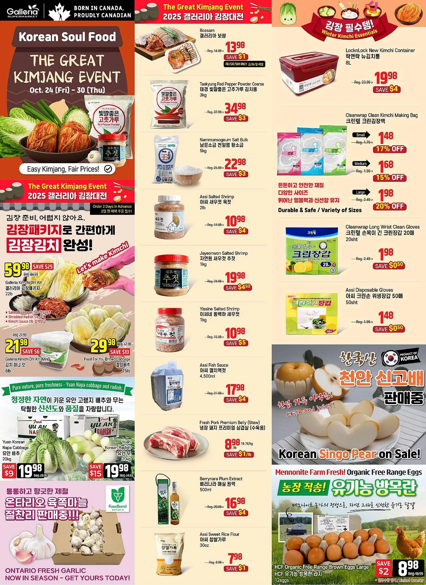 Galleria Supermarket flyer from October 24 to October 30 2025 - flyer page 1