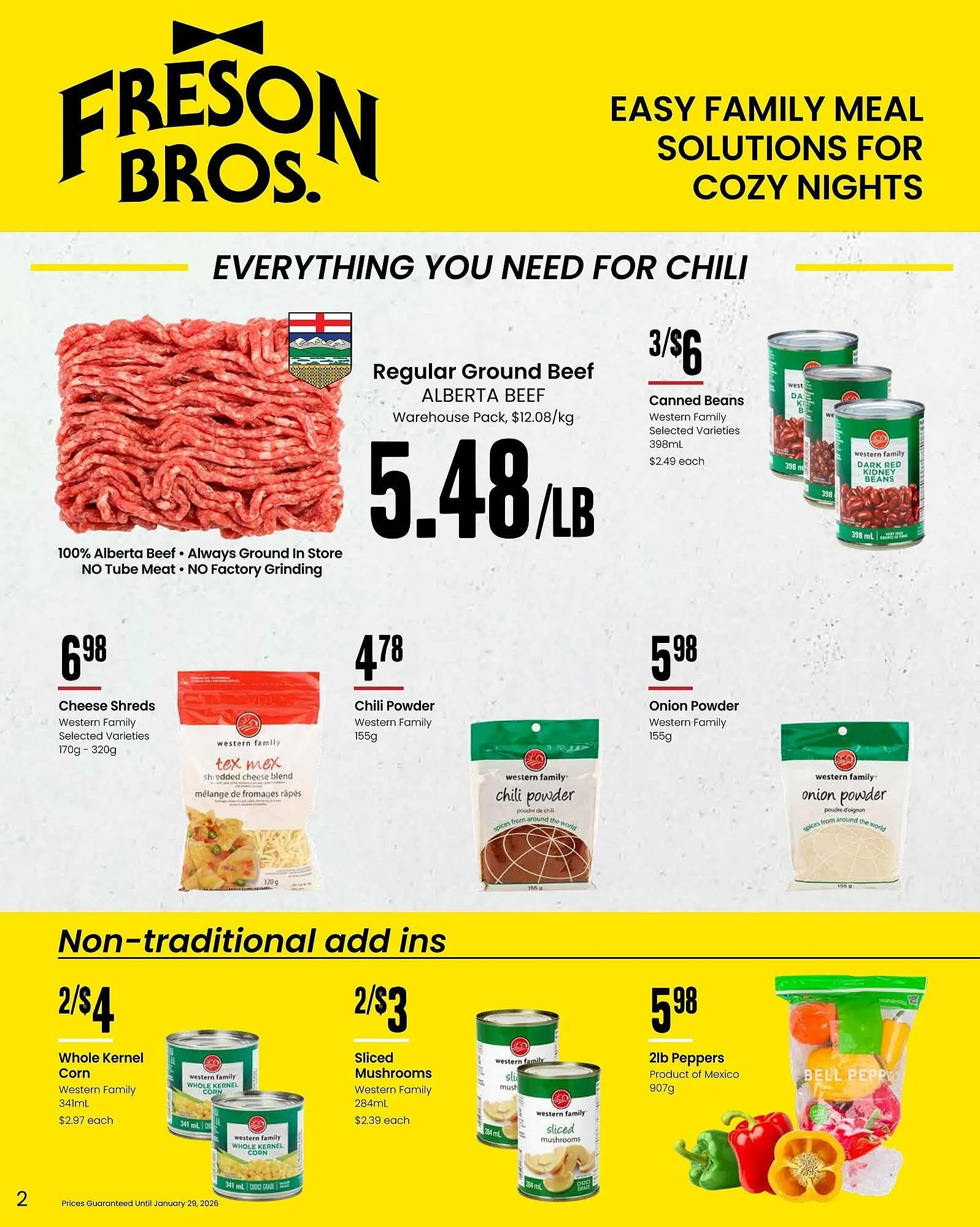 Freson Bros flyer from December 26 to January 29 2026 - flyer page 2