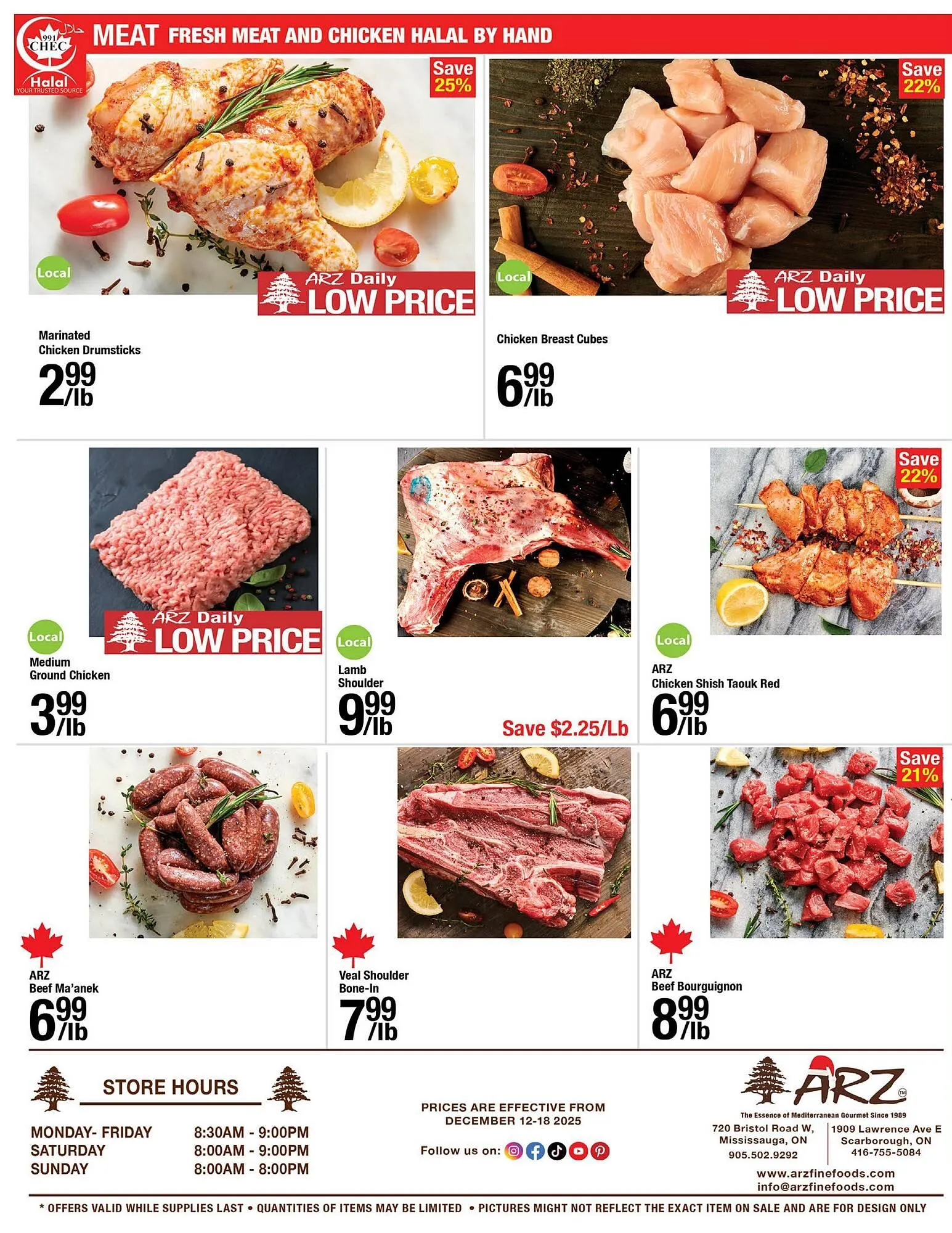 Arz Fine Foods flyer from December 12 to December 18 2025 - flyer page 8