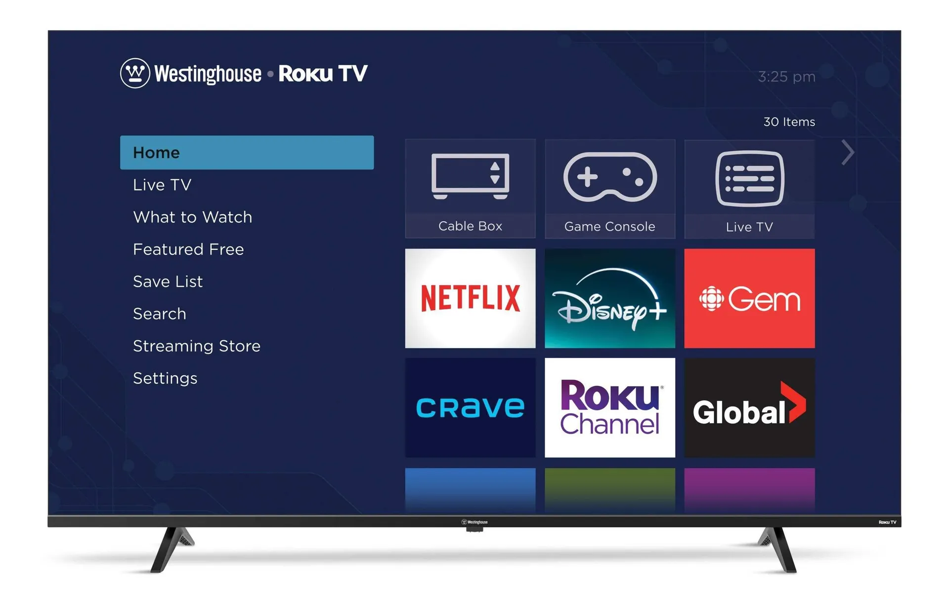 Westinghouse LED 720p HD Roku Smart TV with Connectable Accessories, 32-in