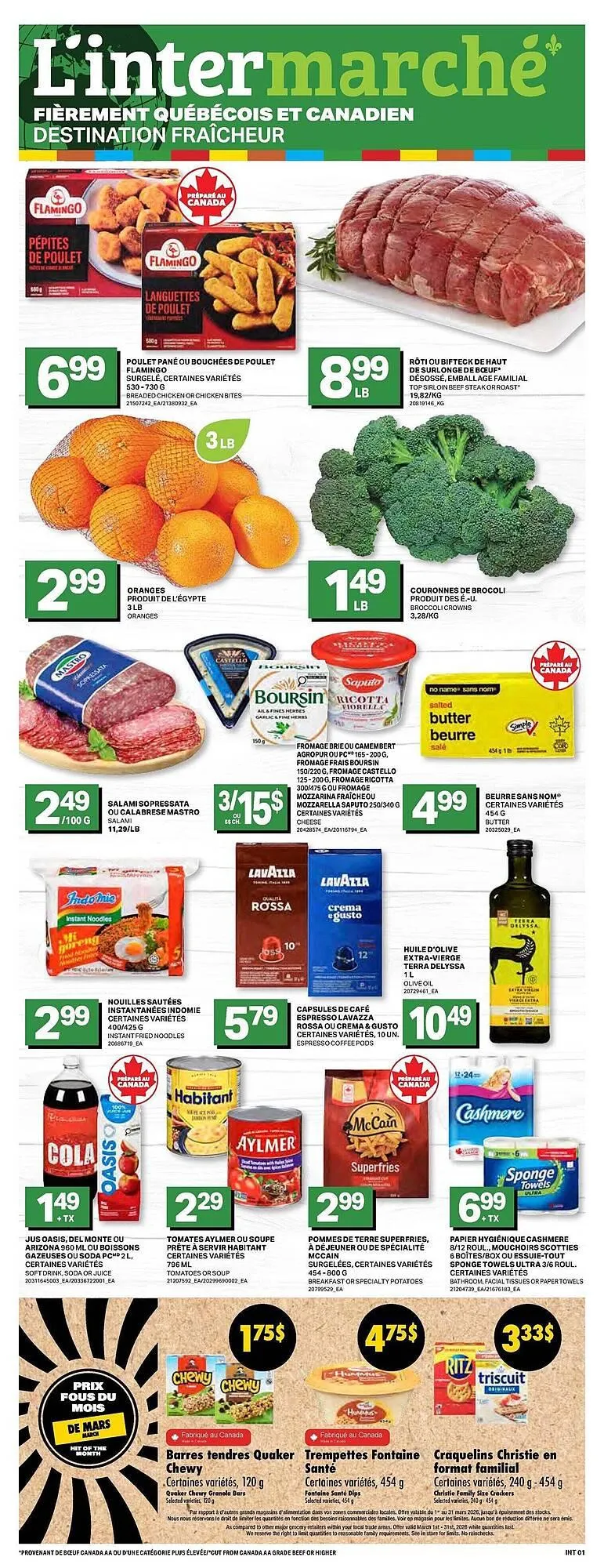 L'Intermarché flyer from March 11 to March 18 2026 - flyer page 1