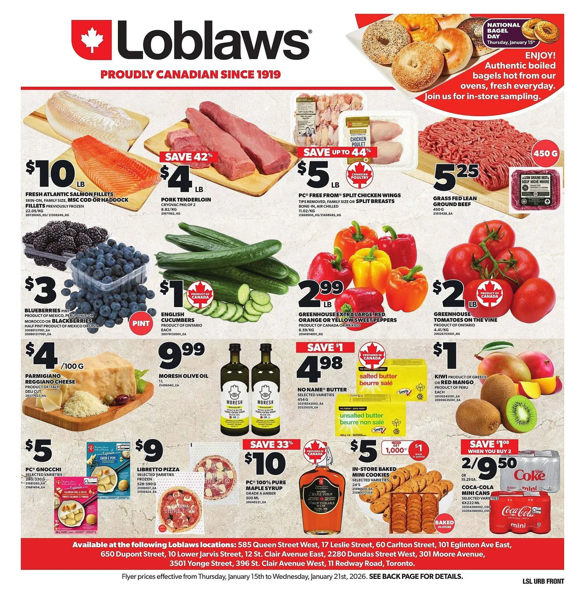 Loblaws flyer from January 15 to January 21 2026 - flyer page 1