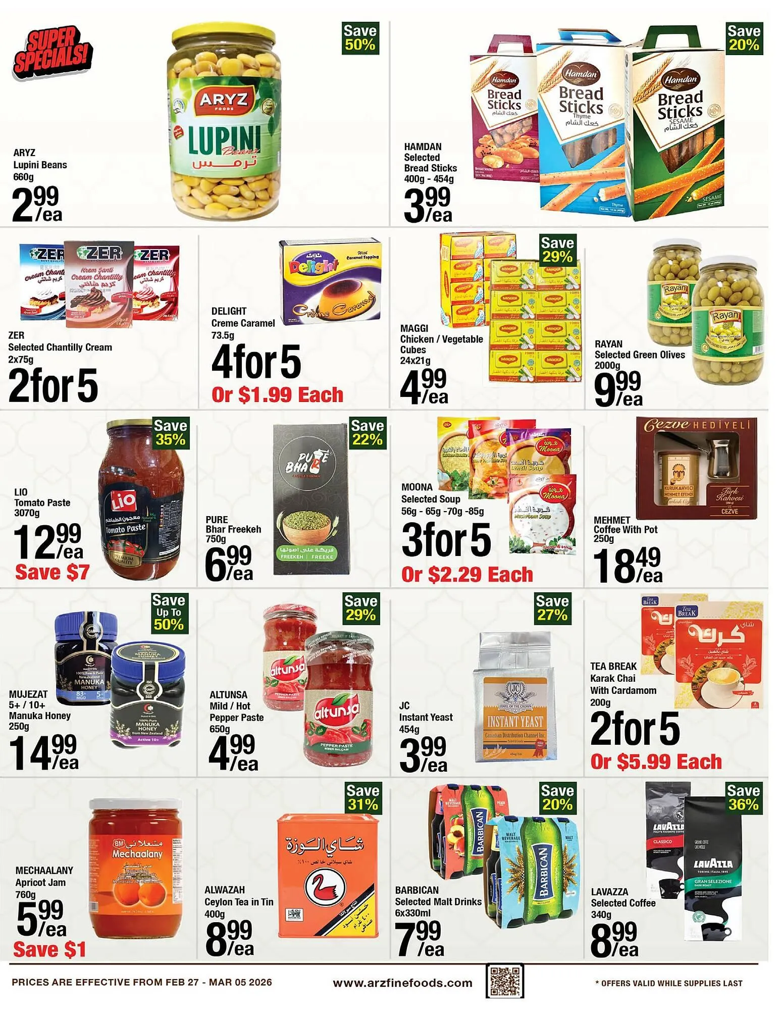 Arz Fine Foods flyer from February 27 to March 5 2026 - flyer page 7
