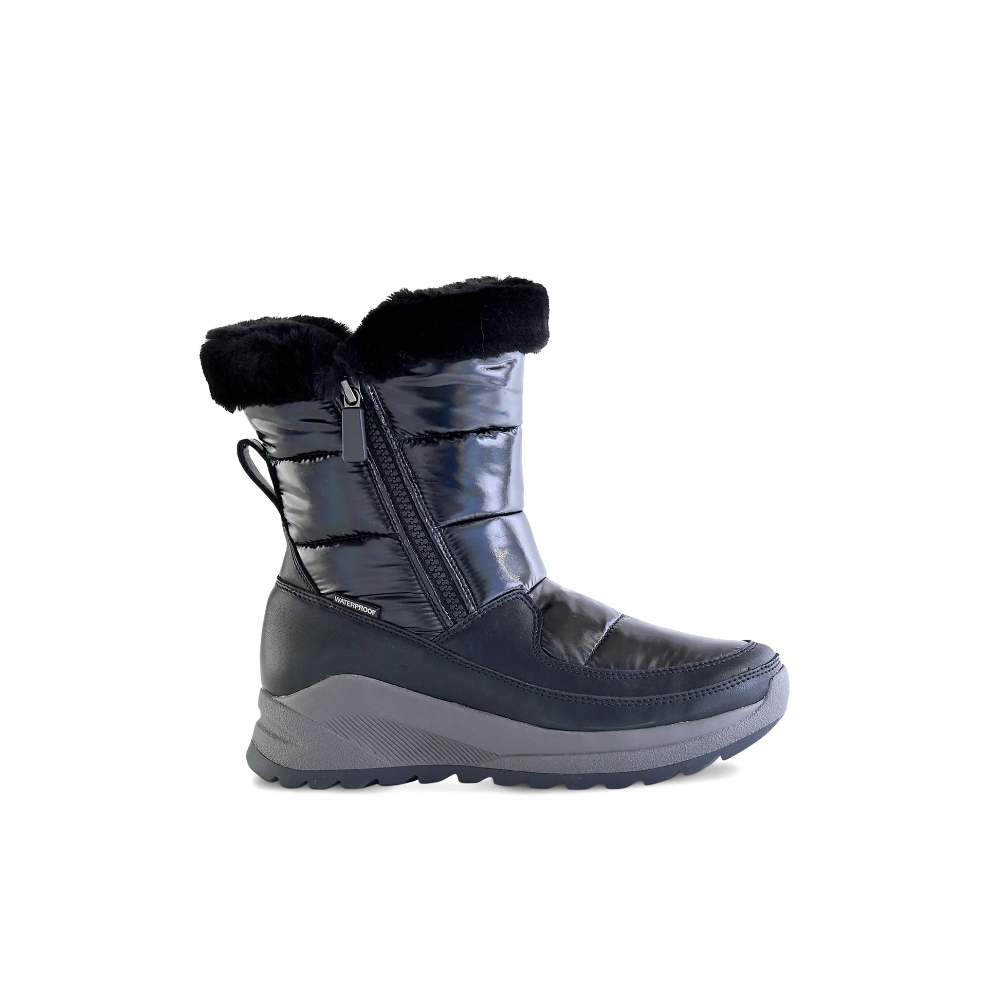 Mid-Calf Winter Boots - Lug Sole