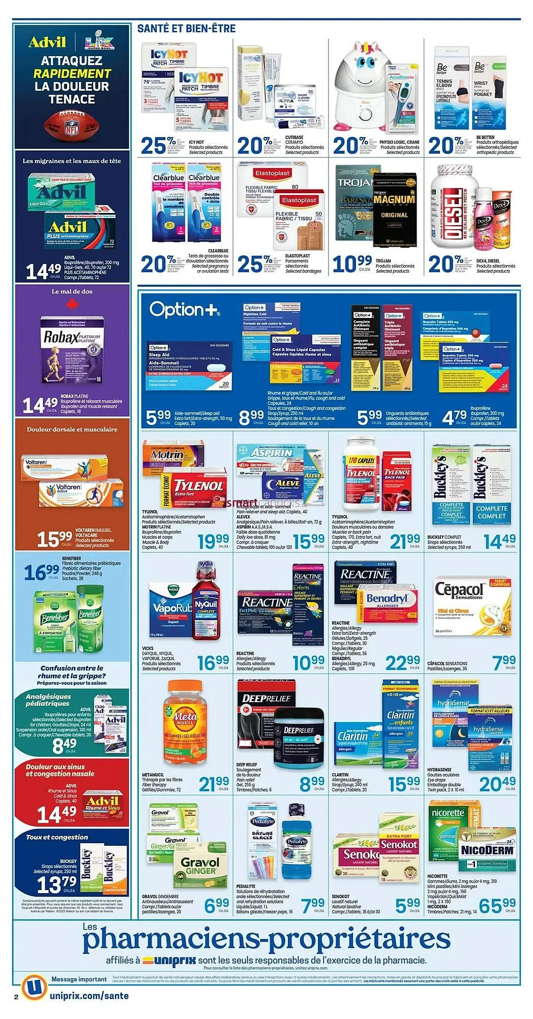 Uniprix flyer from January 22 to January 28 2026 - flyer page 3