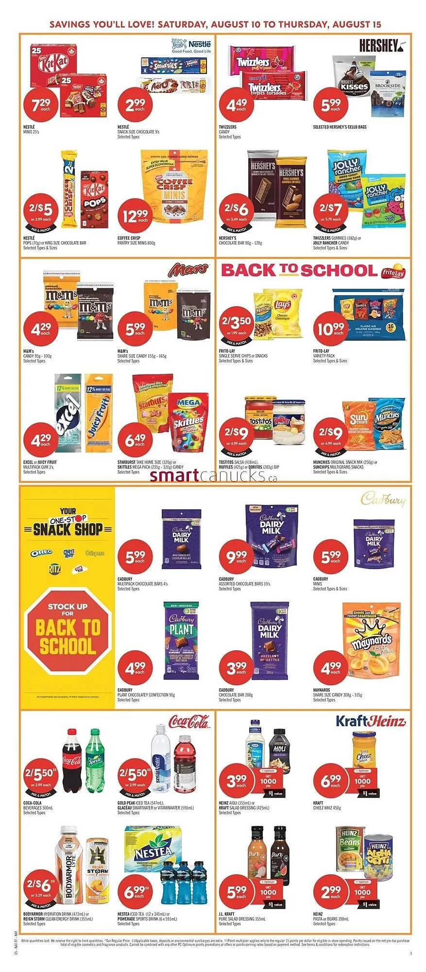 Shoppers Drug Mart flyer from August 8 to August 14 2024 - flyer page 9