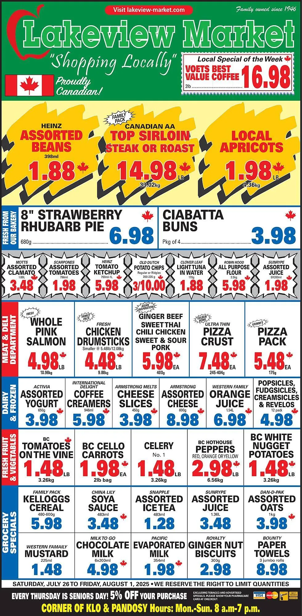 Lakeview Market flyer - 1