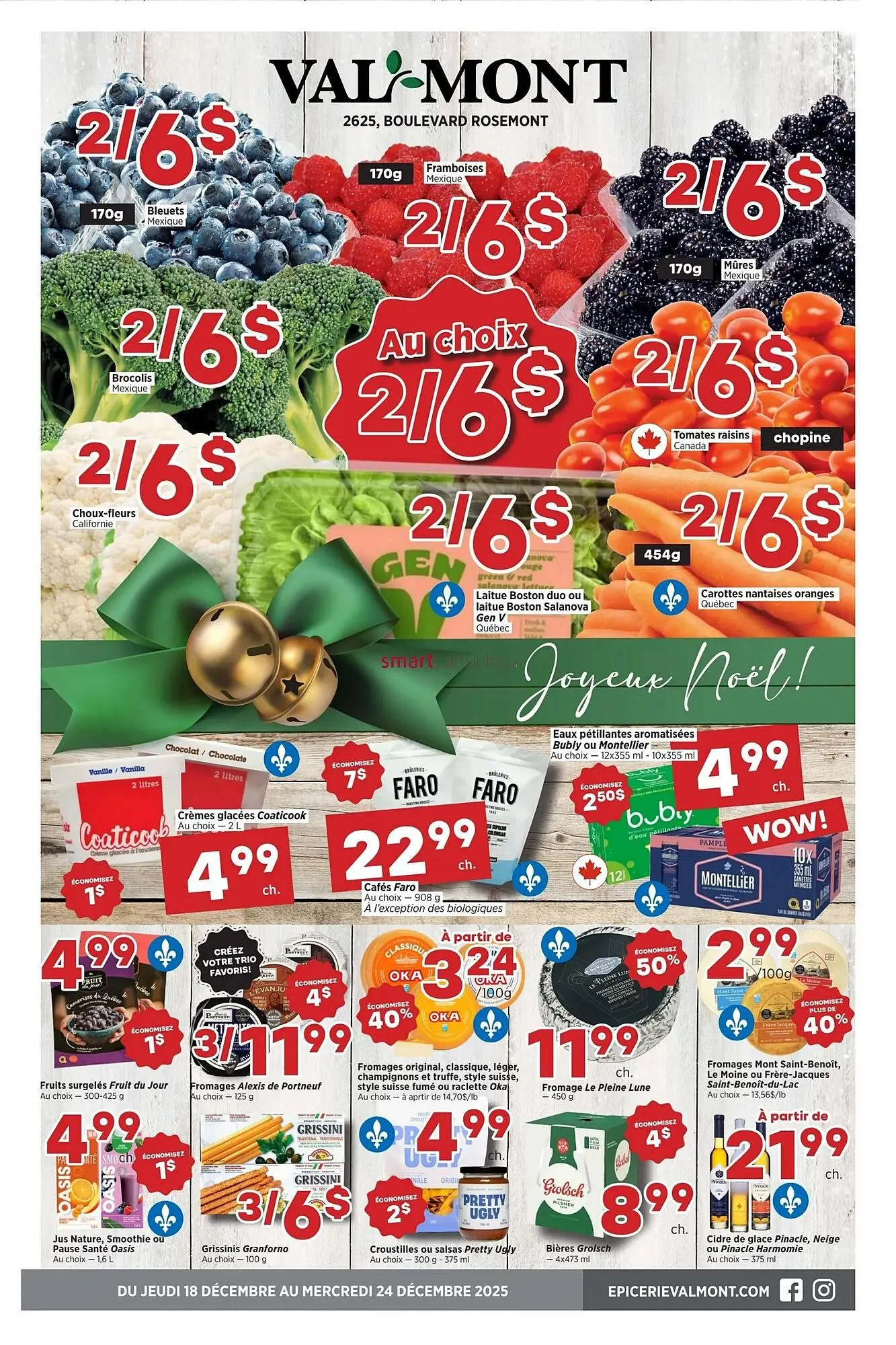 Val-Mont flyer from December 18 to December 24 2025 - flyer page 1