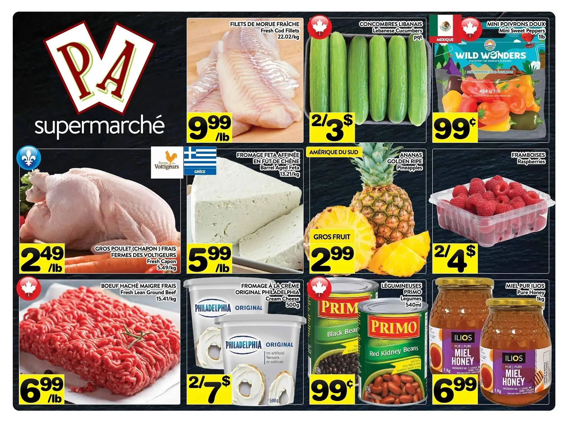 Supermarché PA flyer from September 26 to October 3 2025 - flyer page 1