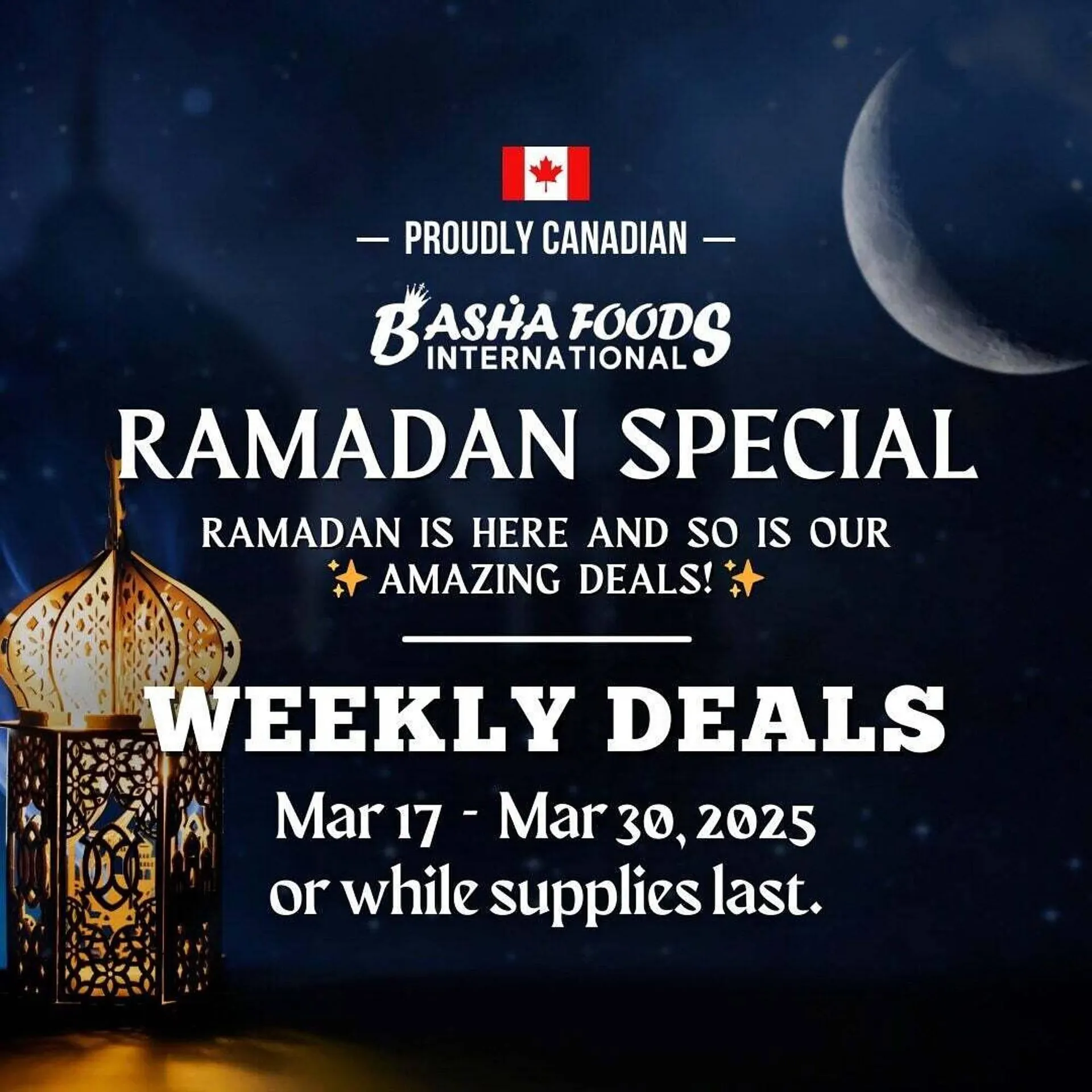 Basha Foods flyer from March 17 to March 31 2025 - flyer page 1