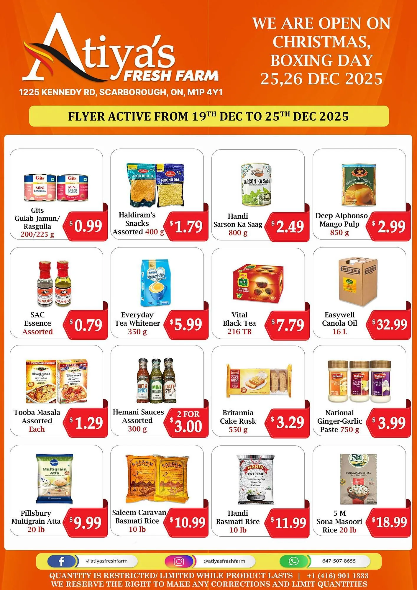 Atiya's Fresh Farm flyer from December 19 to December 25 2025 - flyer page 2