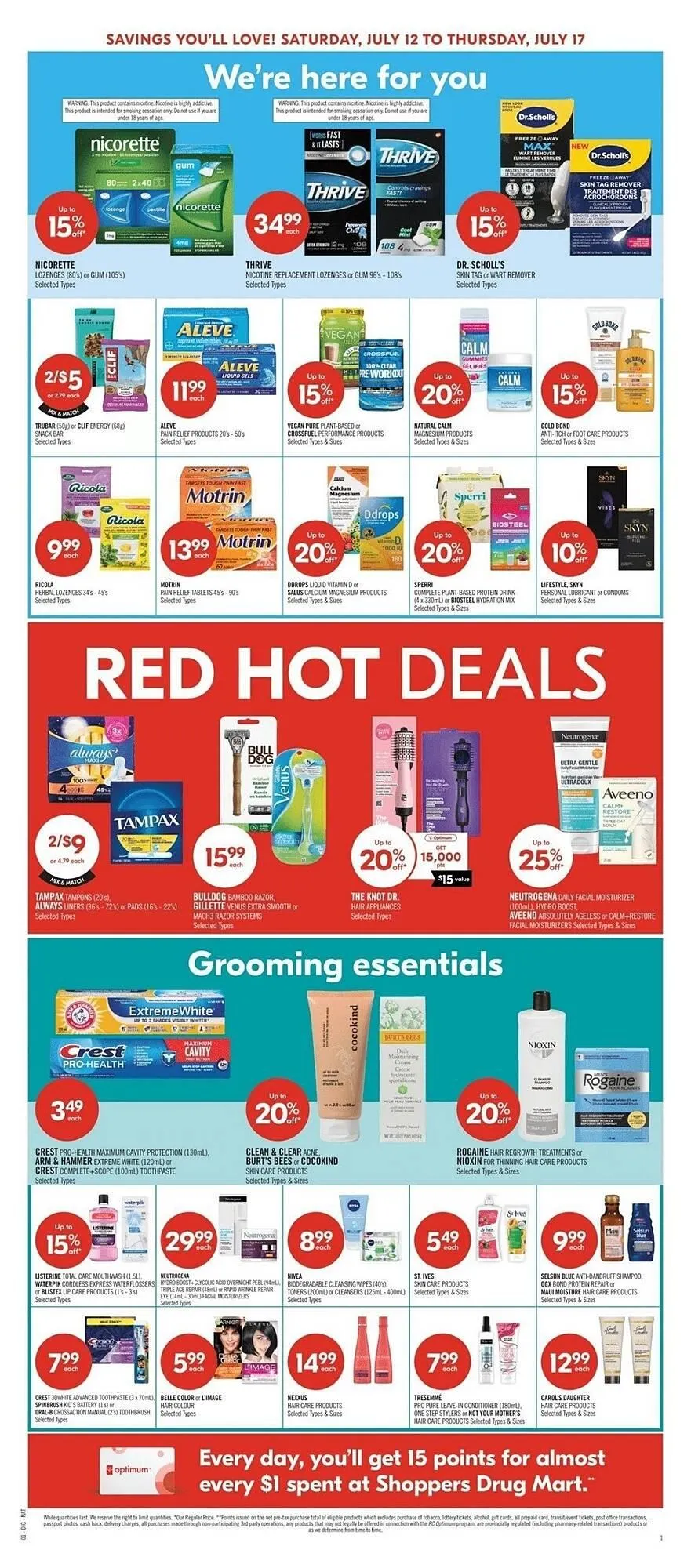 Shoppers Drug Mart flyer from July 12 to July 17 2025 - flyer page 15
