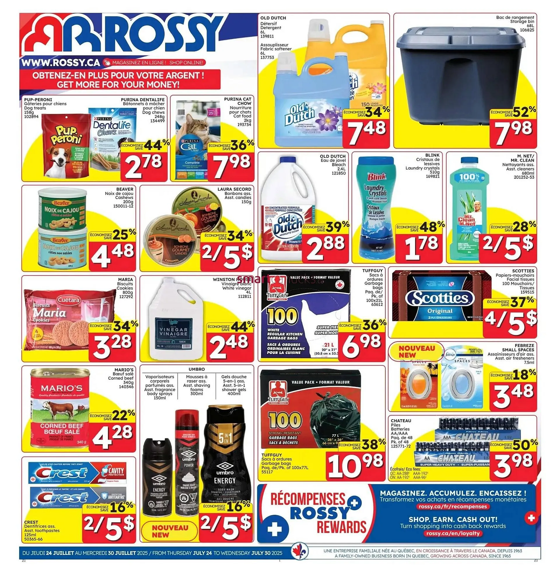 Rossy flyer from July 24 to July 30 2025 - flyer page 1