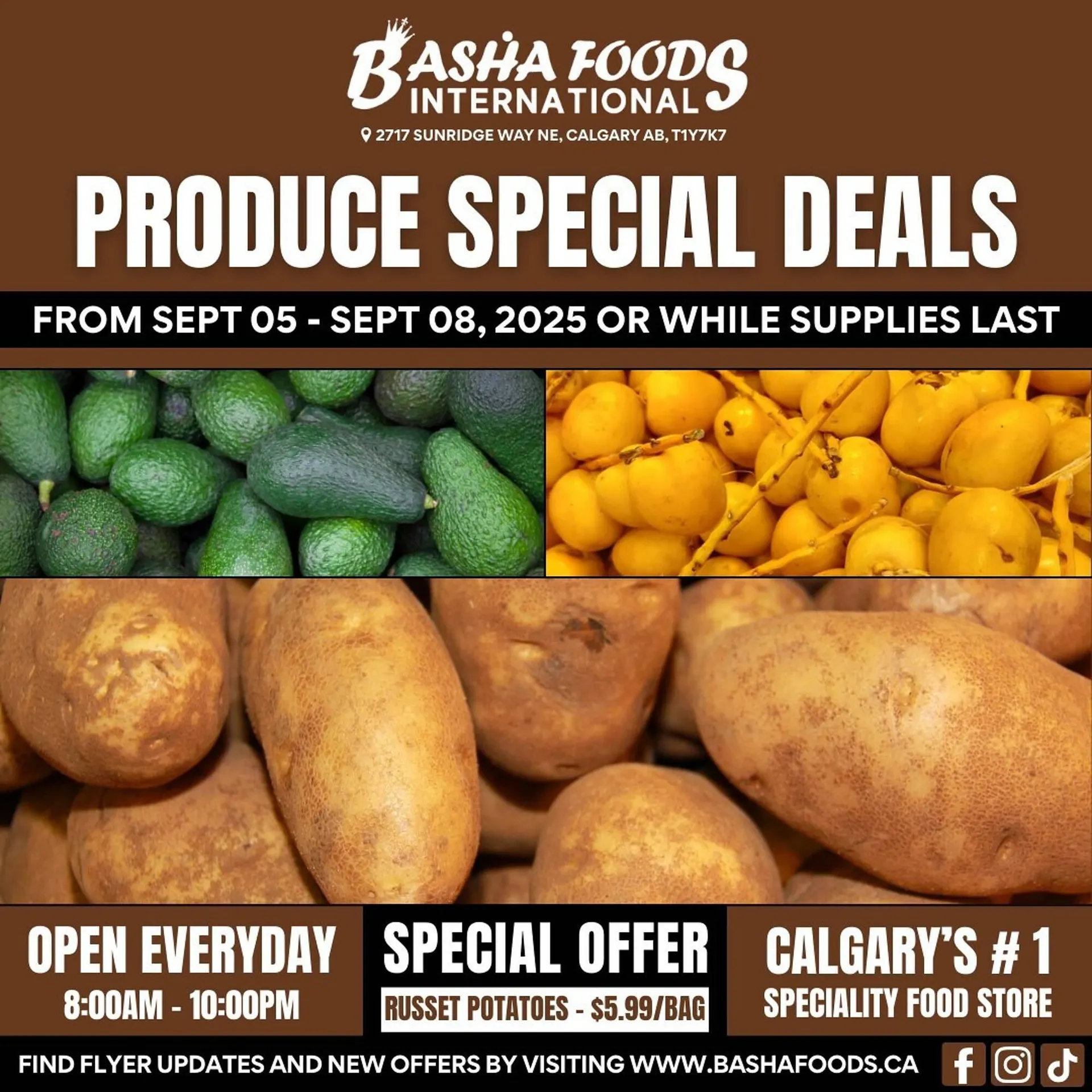 Basha Foods flyer from September 5 to September 11 2025 - flyer page 1