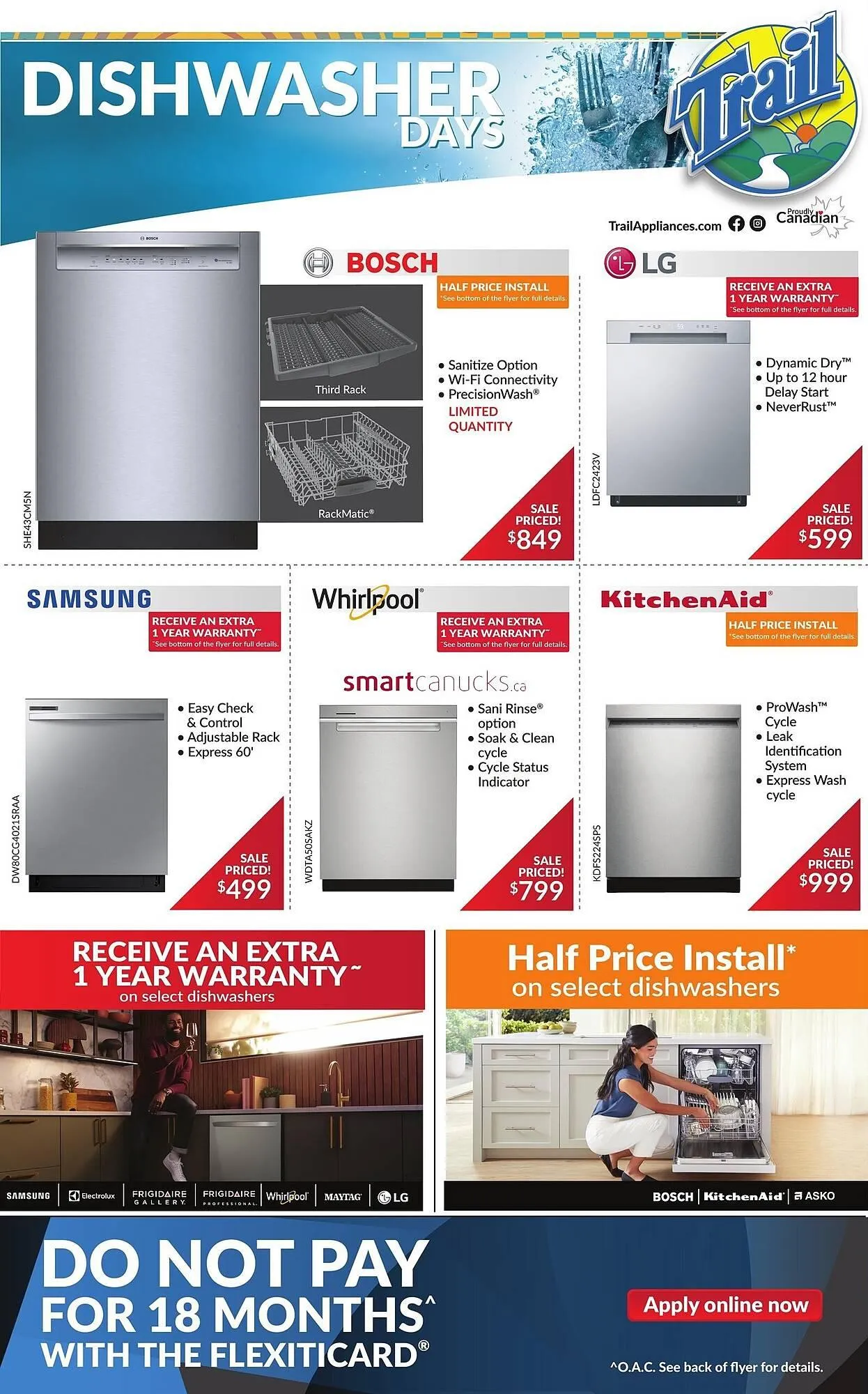 Trail Appliances flyer from January 15 to January 18 2026 - flyer page 1
