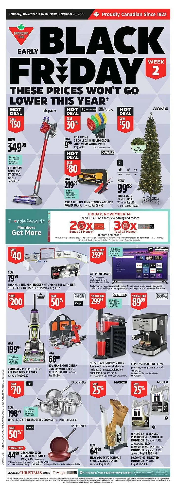 Canadian Tire flyer from November 13 to November 21 2025 - flyer page 1