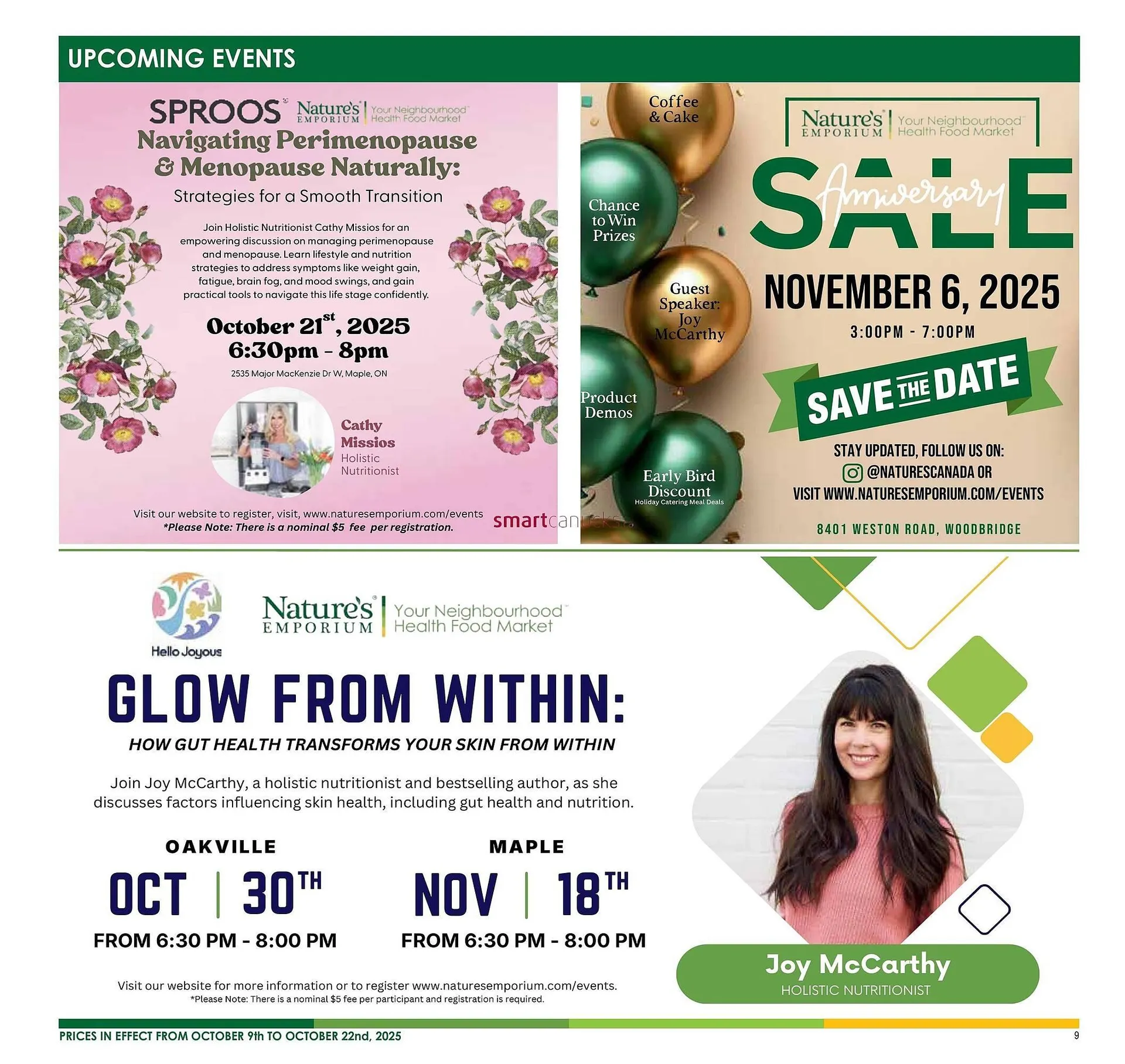 Nature's Emporium flyer from October 9 to October 15 2025 - flyer page 9