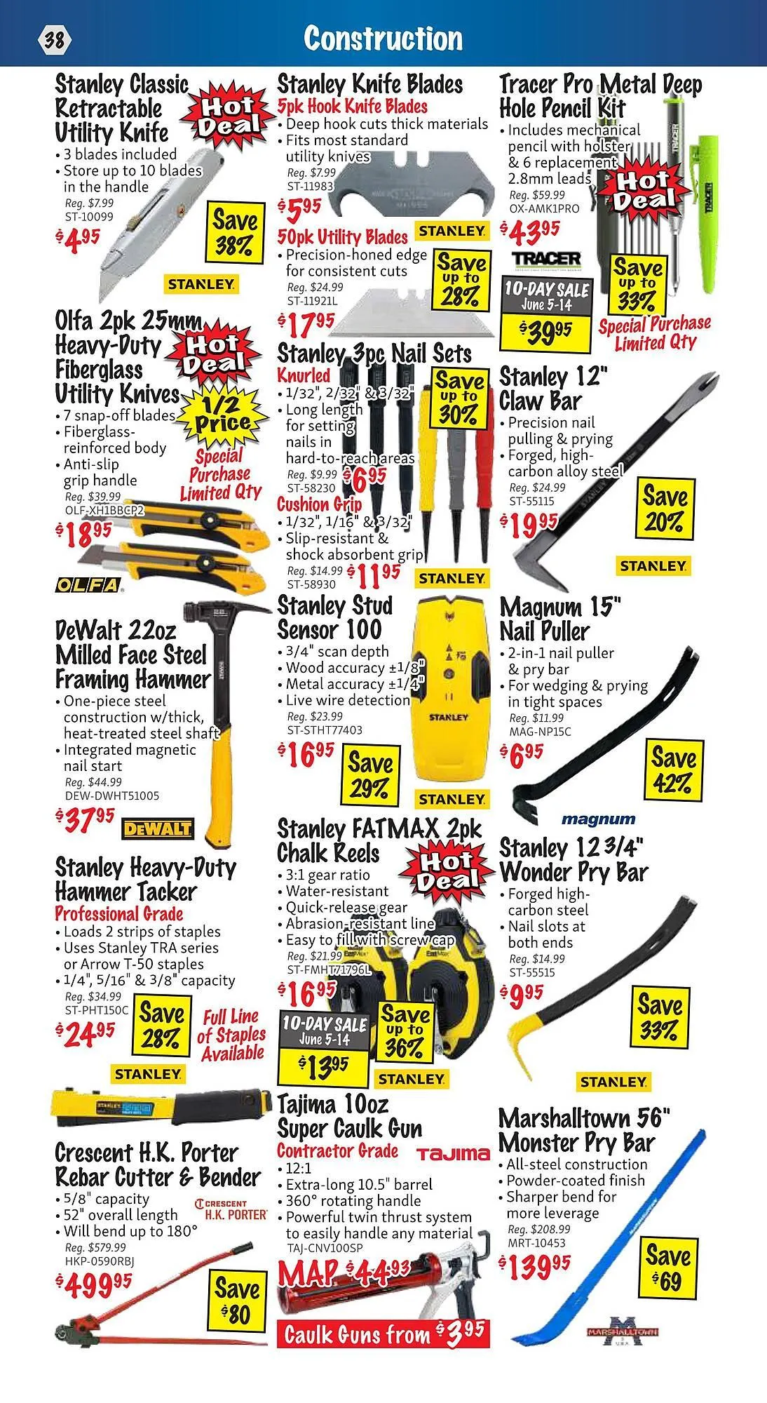 KMS Tools flyer from June 1 to June 30 2025 - flyer page 38