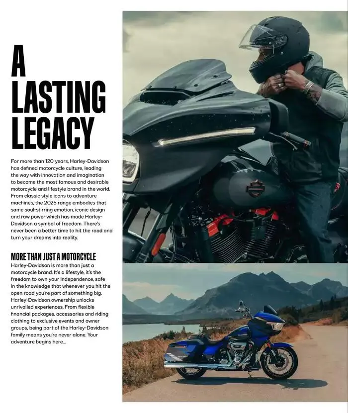Harley Davidson 2025 Brochure from February 6 to February 6 2026 - flyer page 2