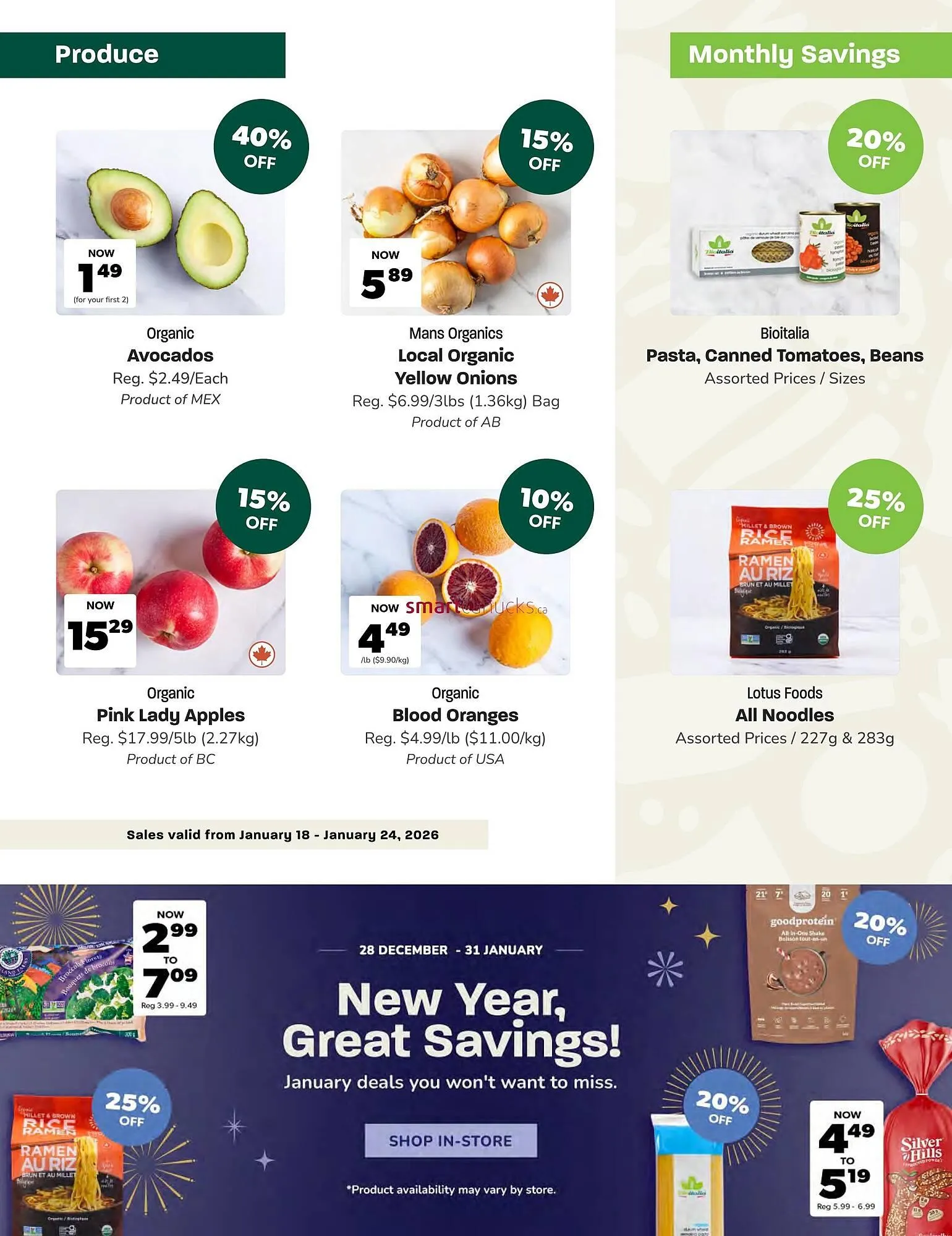 Blush Lane Organics flyer from January 18 to January 24 2026 - flyer page 2