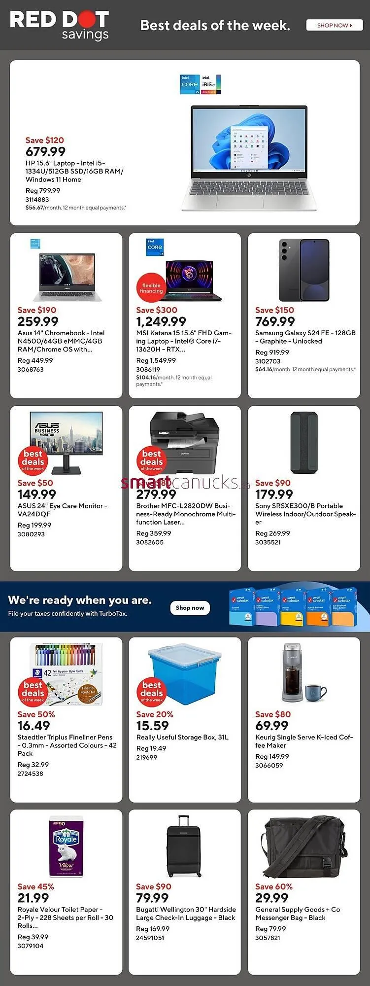 Staples flyer from April 18 to April 24 2025 - flyer page 2