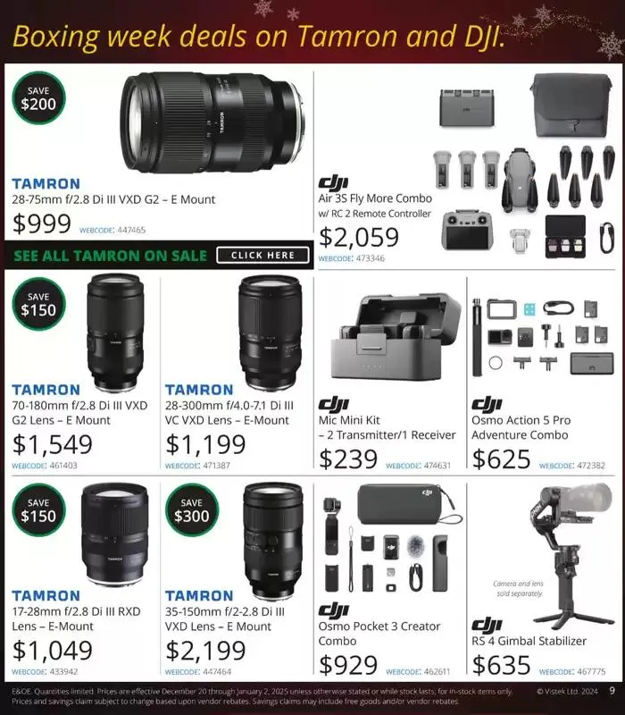 Boxing Week Save Up To 70% from December 20 to January 2 2025 - flyer page 9