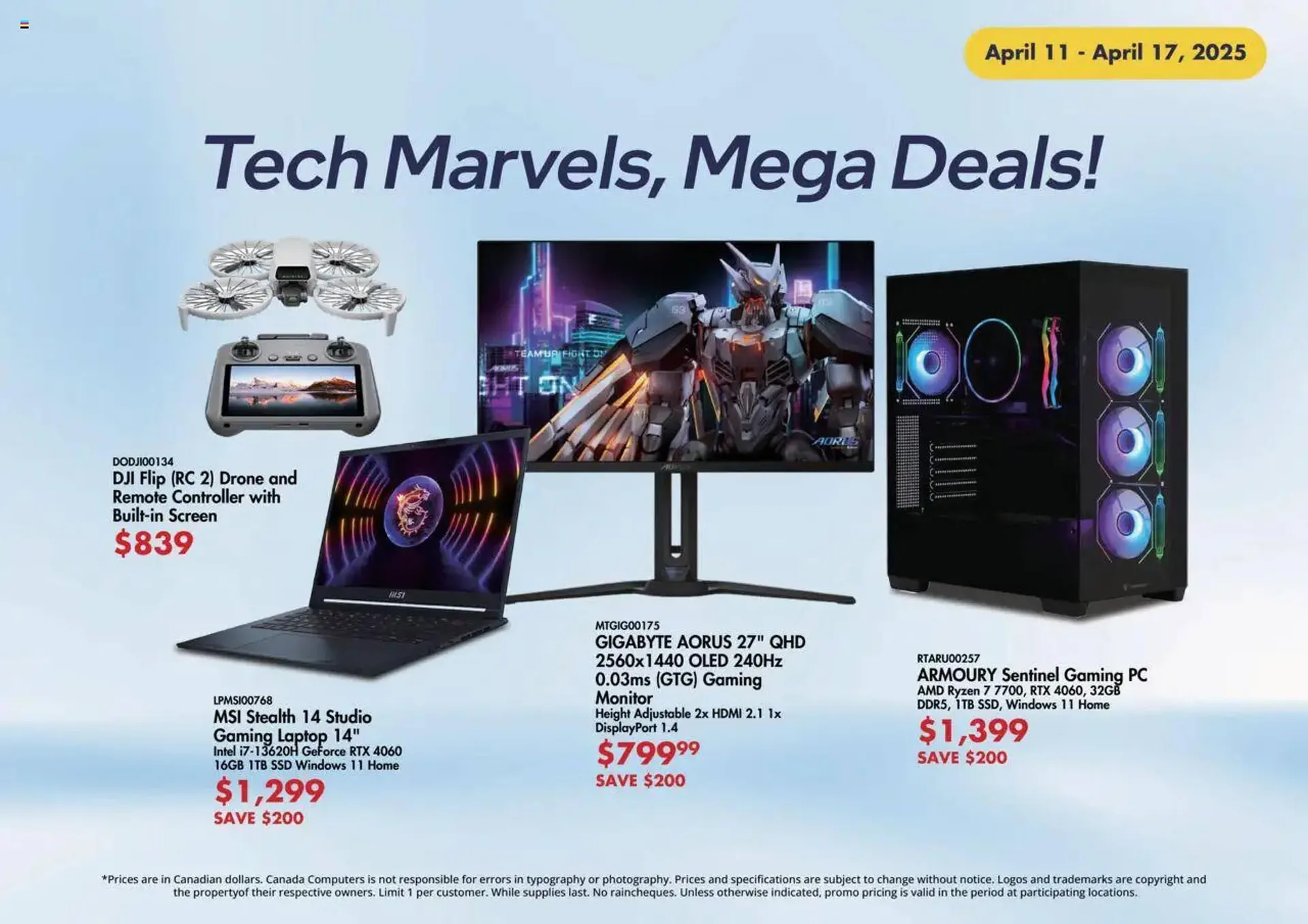 Canada Computers flyer - 1