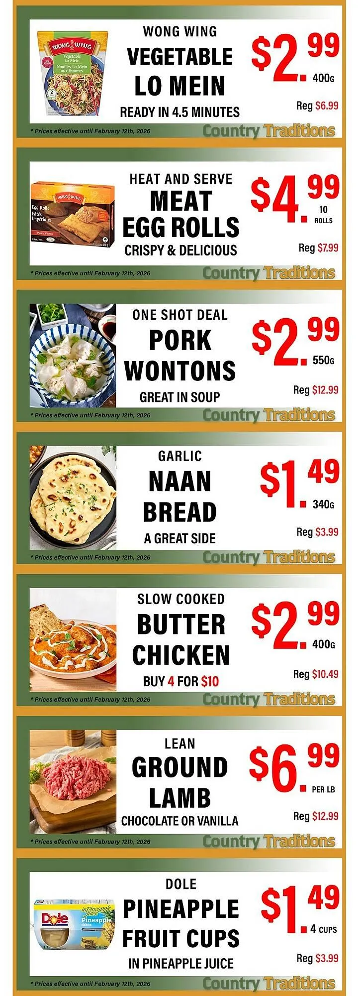 Country Traditions flyer from February 6 to February 12 2026 - flyer page 3