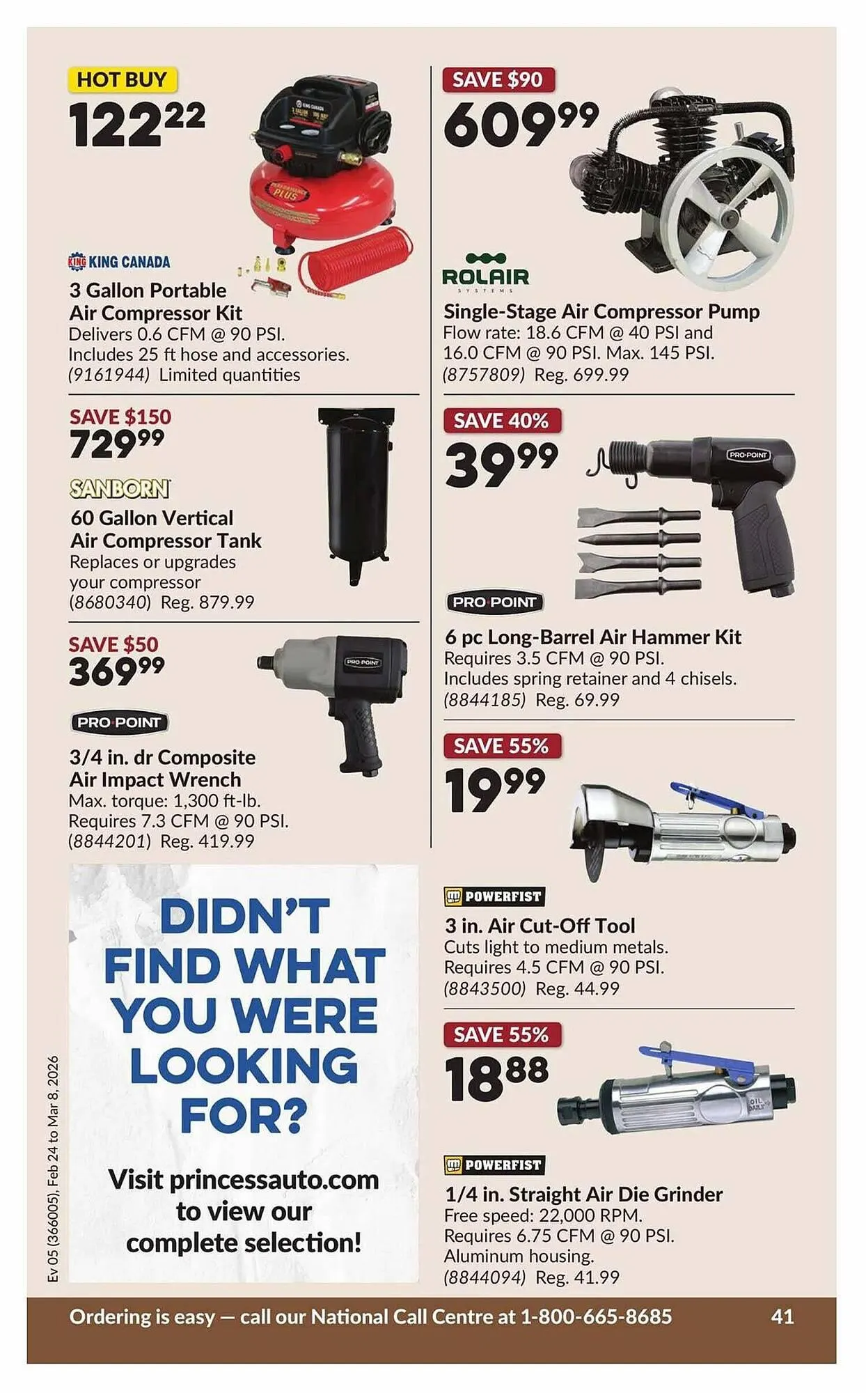 Princess Auto flyer from February 24 to March 9 2026 - flyer page 44