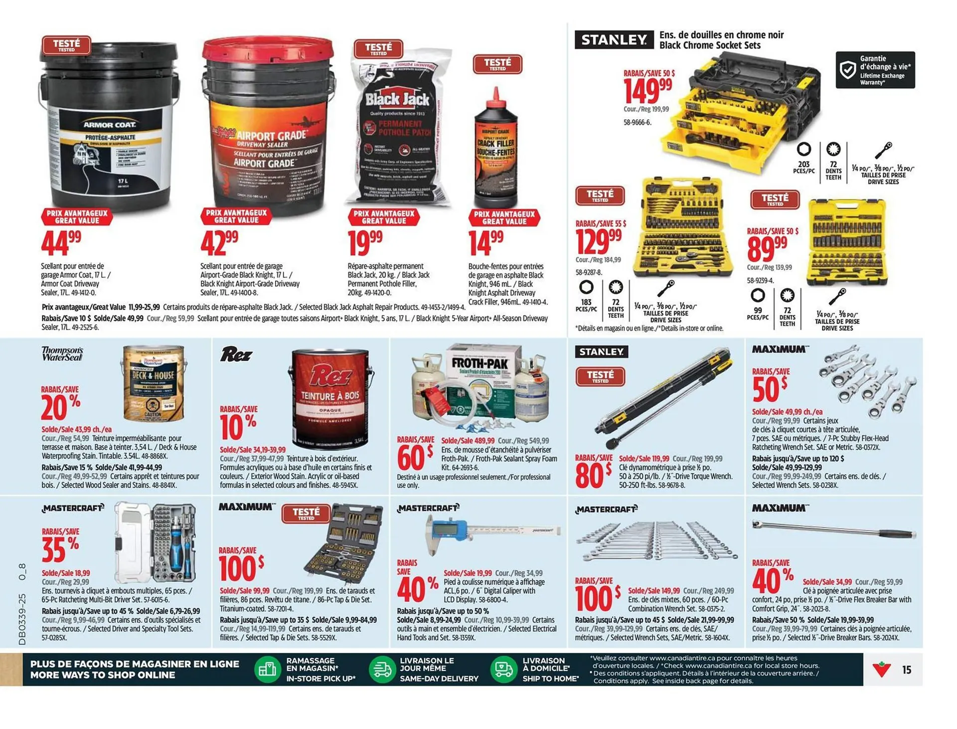 Canadian Tire flyer from September 18 to September 25 2025 - flyer page 15