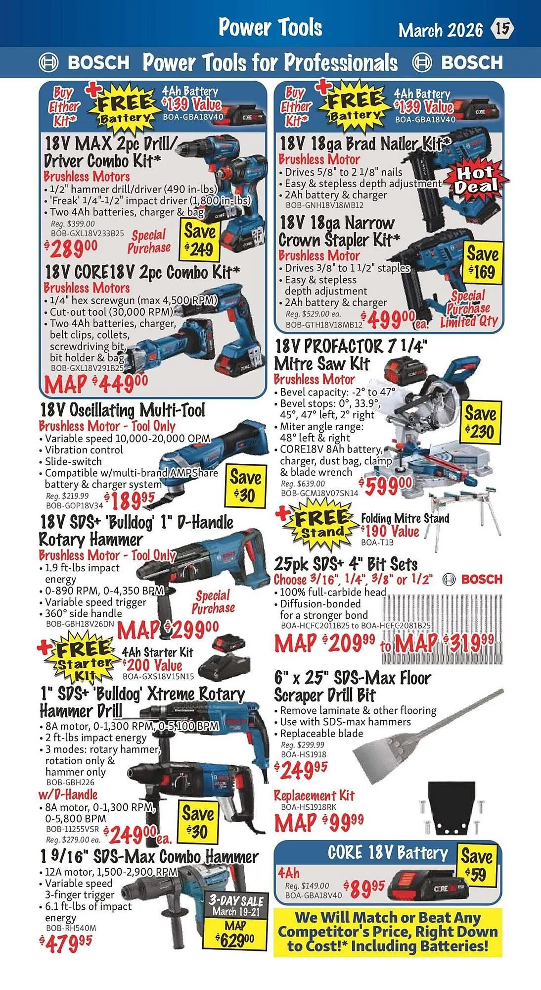 KMS Tools flyer from March 2 to March 16 2026 - flyer page 15