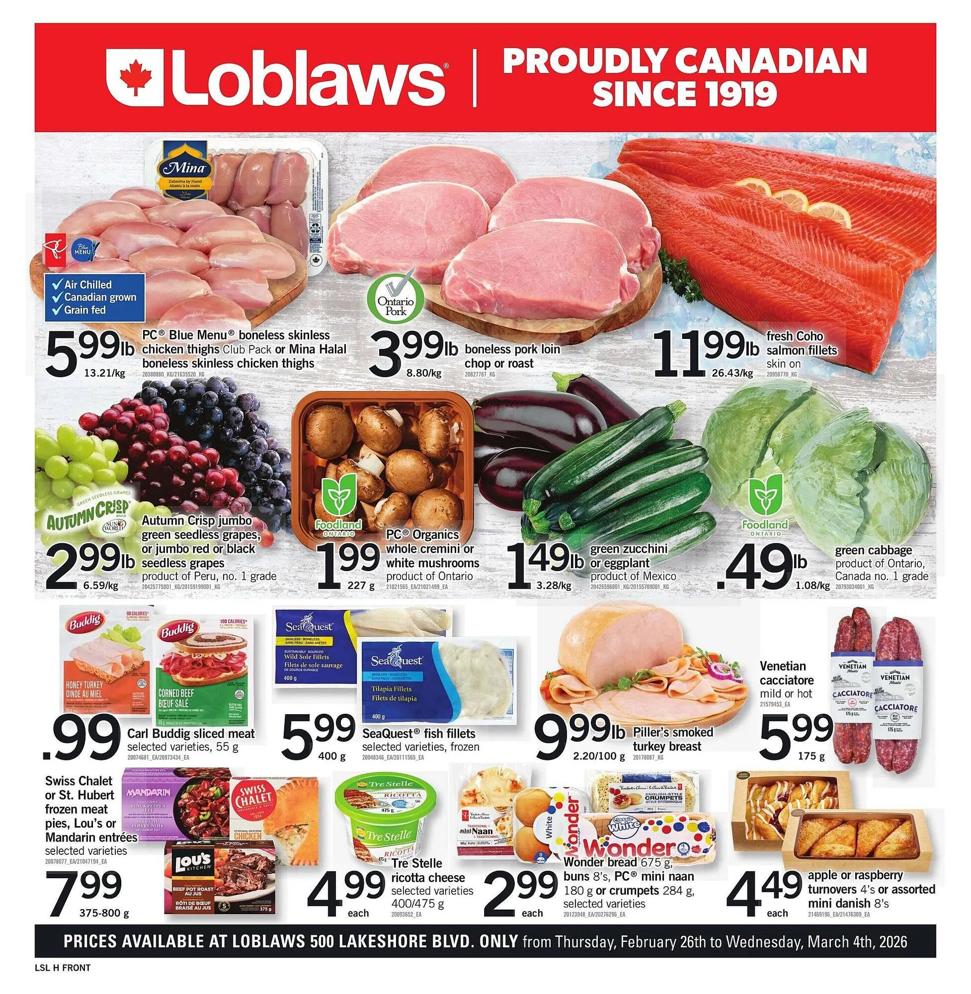 Loblaws flyer from February 26 to March 4 2026 - flyer page 1