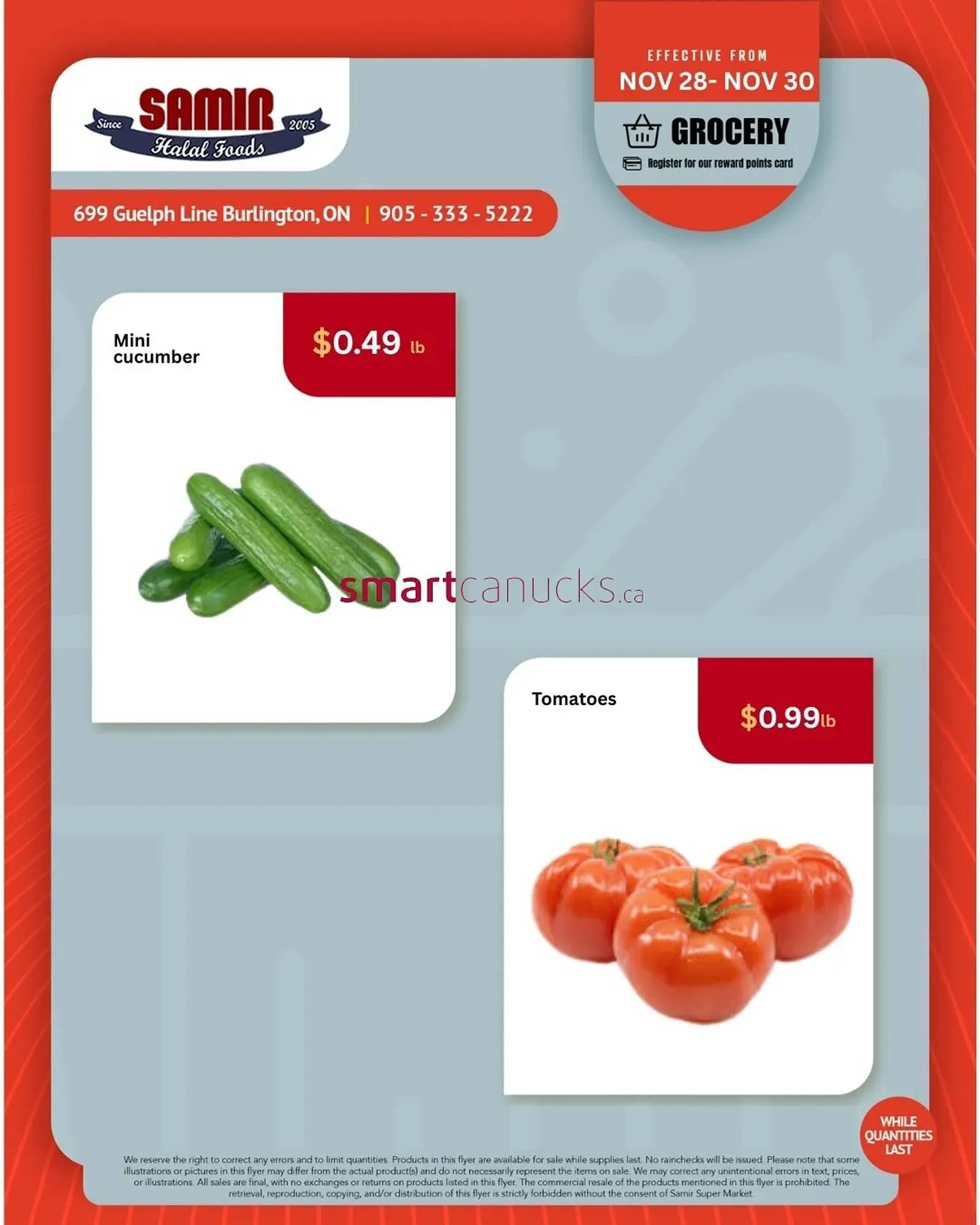 Samir Supermarket flyer from November 28 to December 4 2025 - flyer page 1