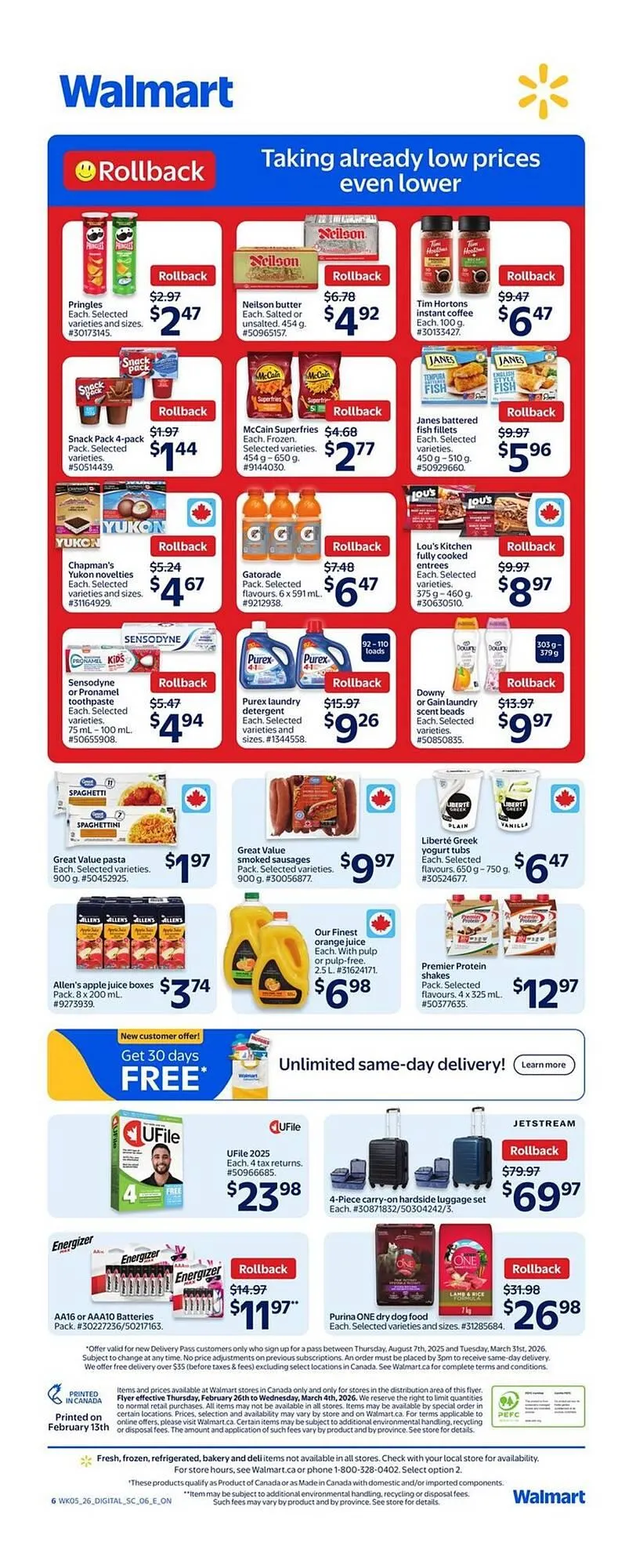 Walmart flyer from February 26 to March 4 2026 - flyer page 2