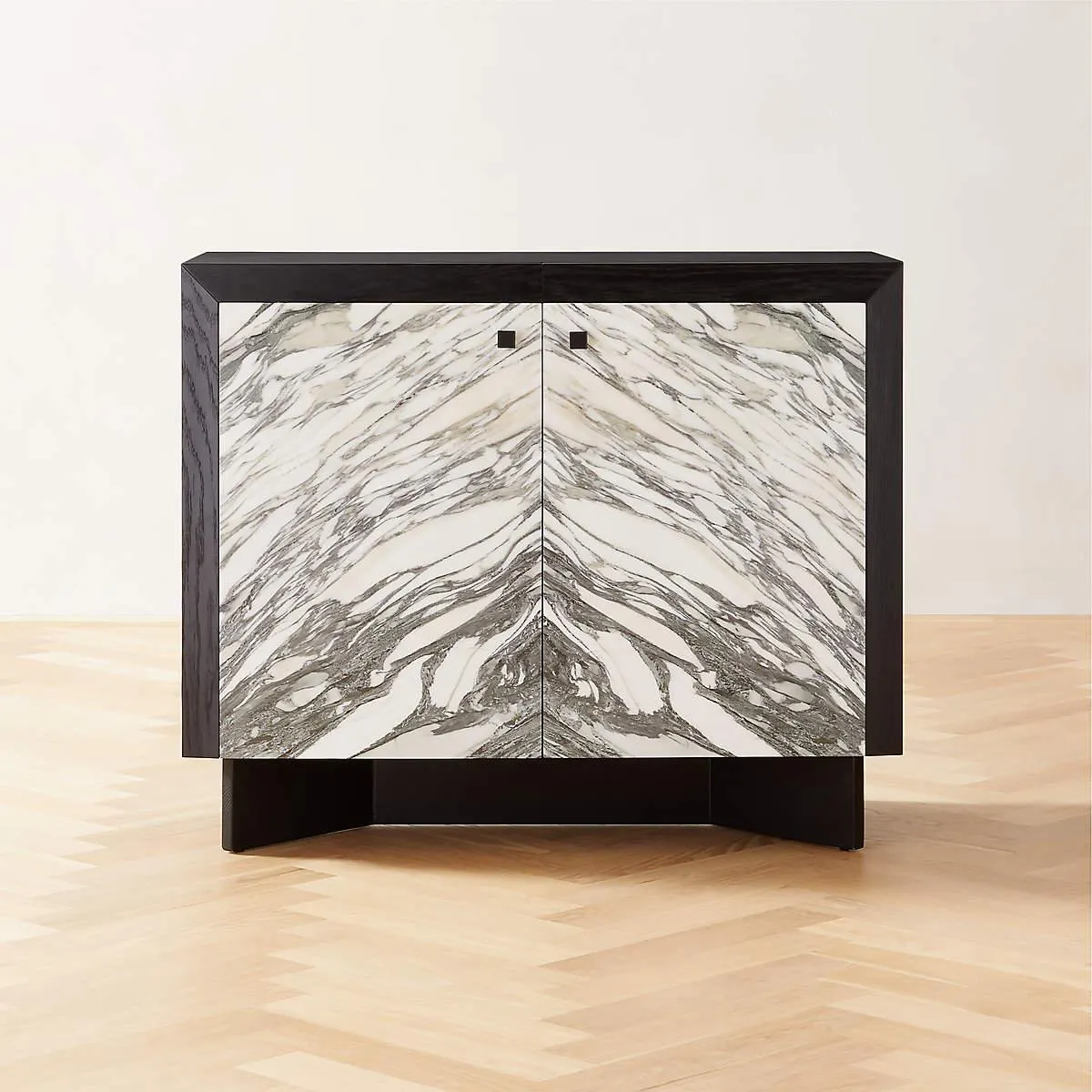 Taos Arabescato Marble Bar Cabinet