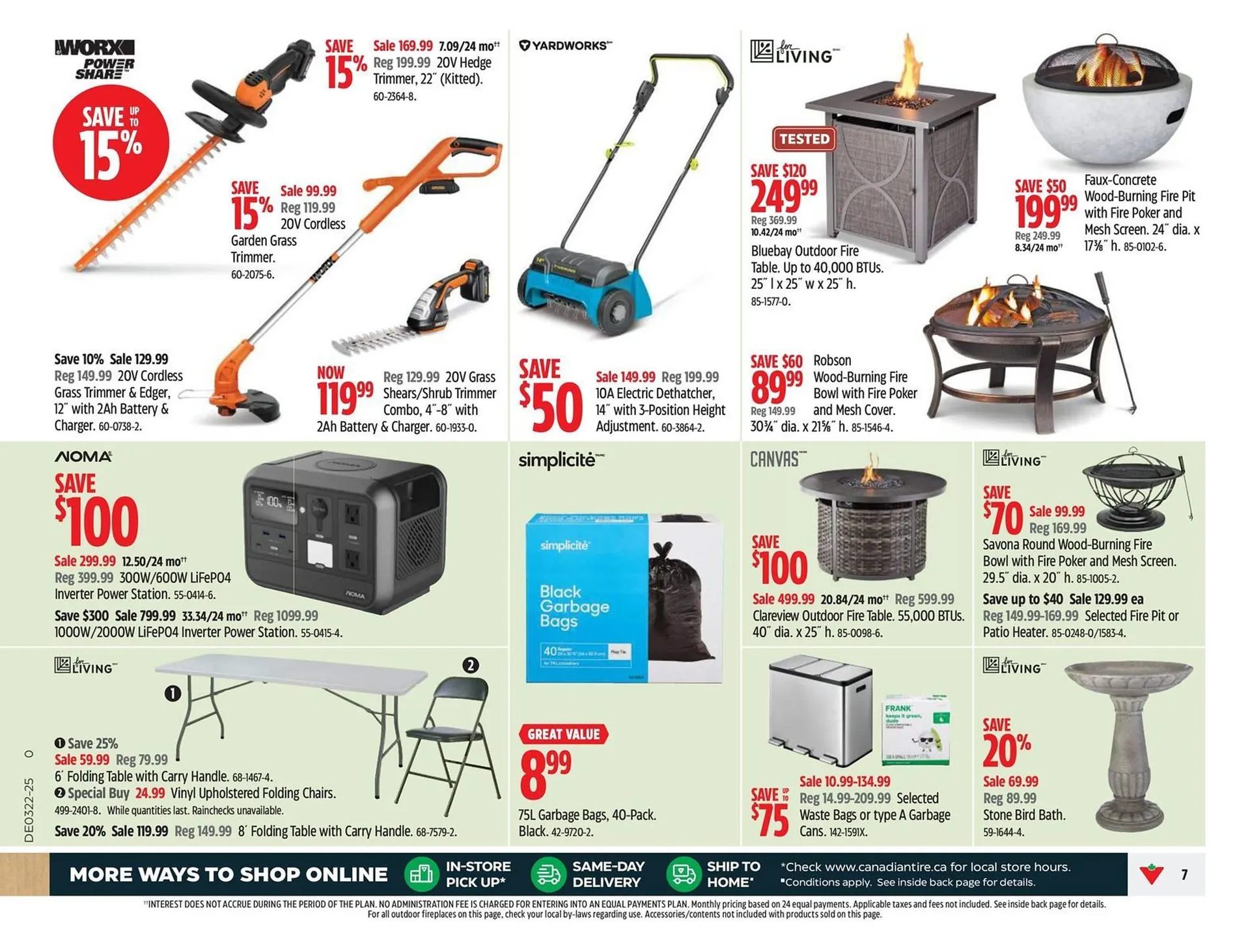 Canadian Tire flyer from May 22 to May 28 2025 - flyer page 7