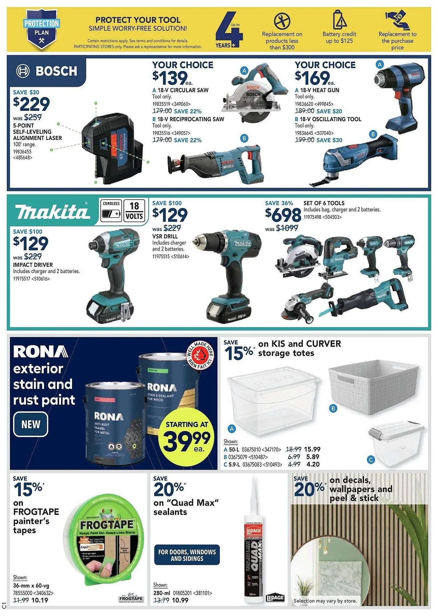 RONA flyer from April 18 to April 25 2025 - flyer page 14