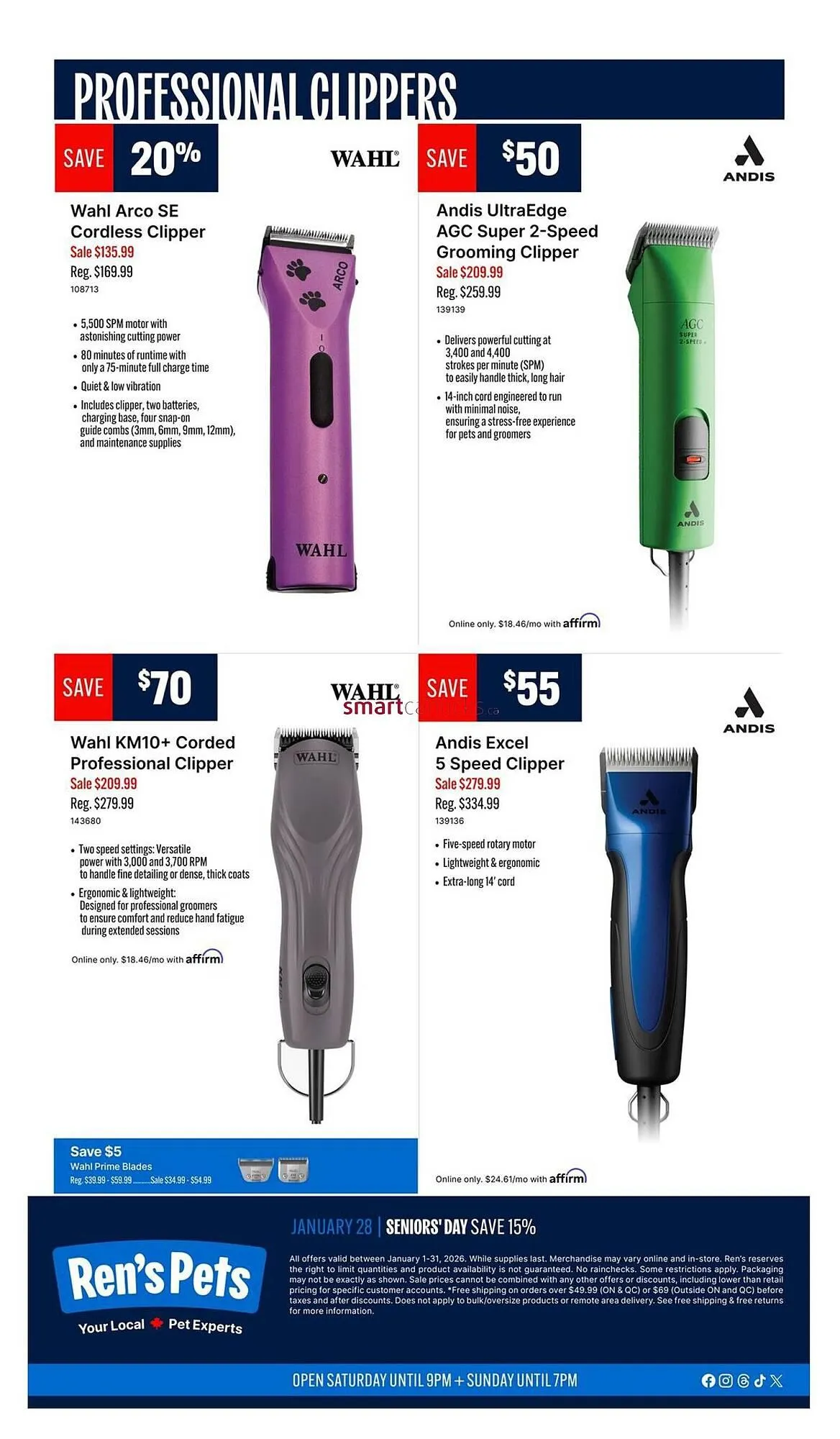 Ren’s Pets Depot flyer from January 1 to January 31 2026 - flyer page 6