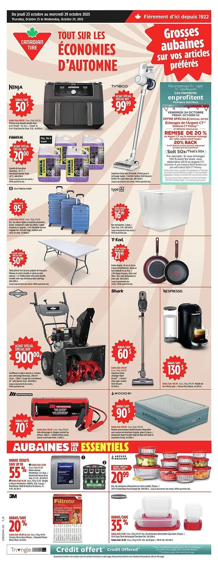 Canadian Tire flyer from October 23 to October 30 2025 - flyer page 1